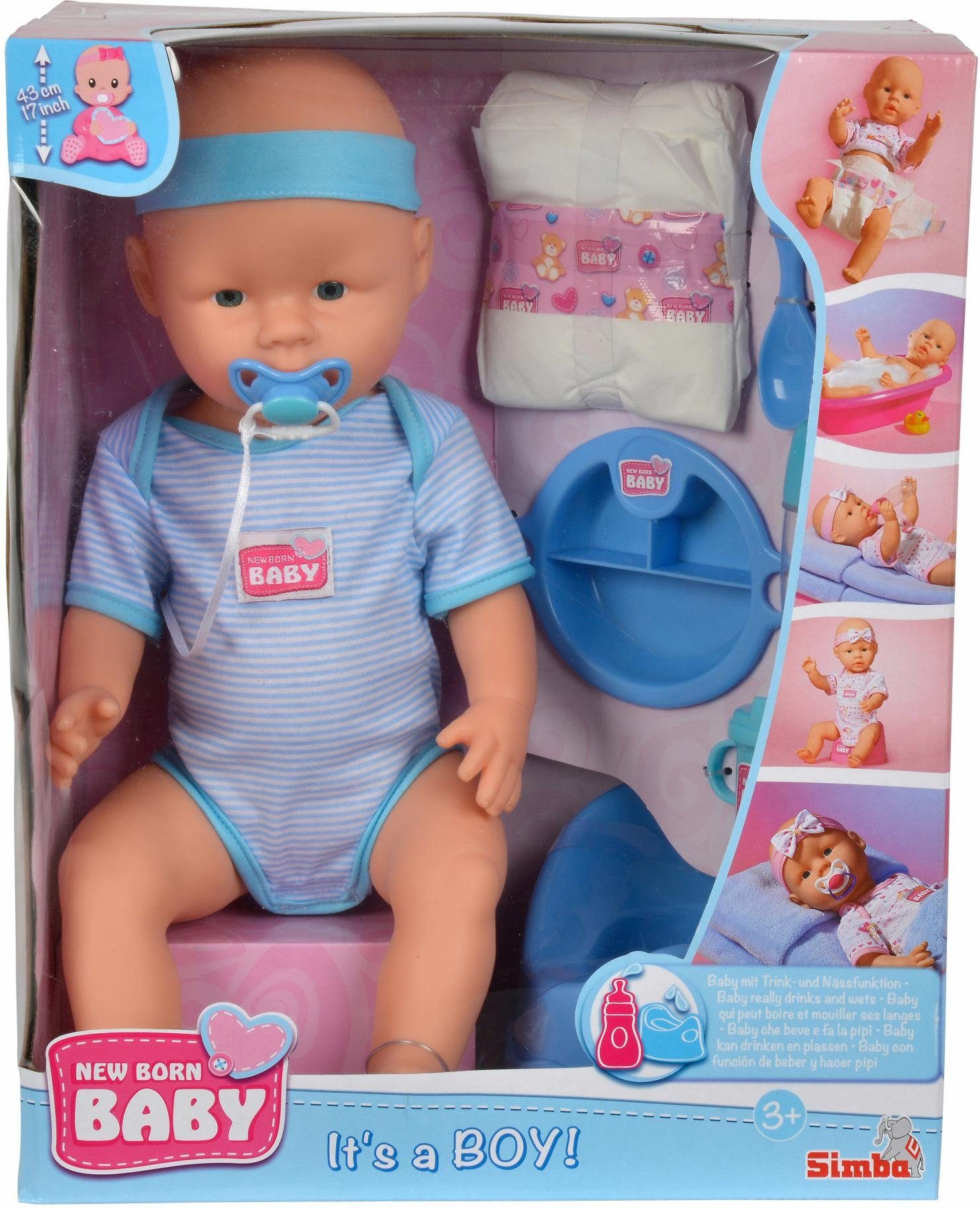 SIMBA Babypuppe New Born Baby (9-tlg) günstig online kaufen