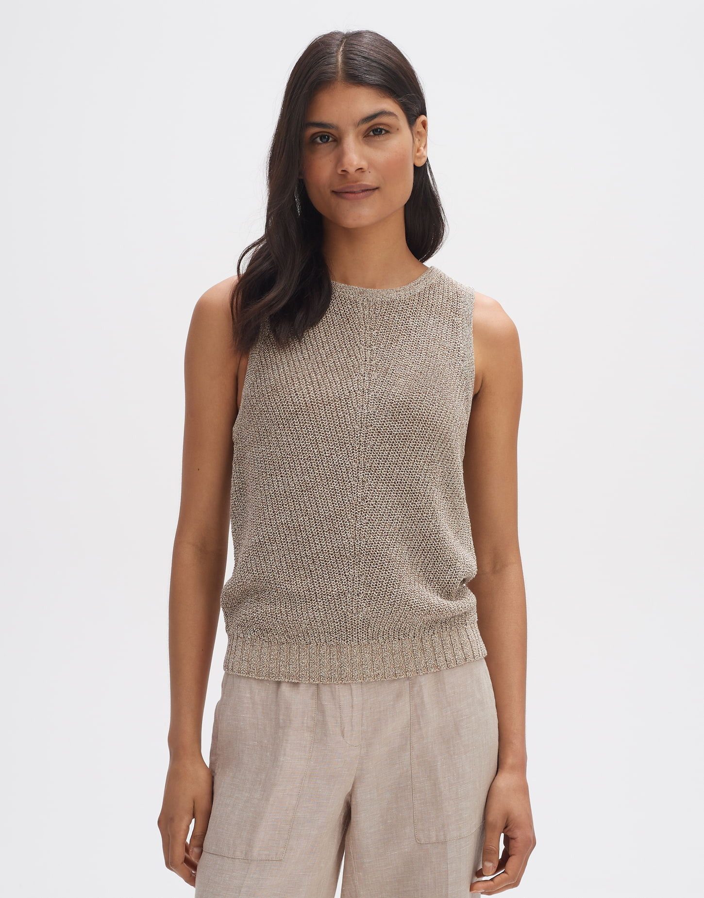 OPUS Strickpullover Stricktop Pora - Gerade
