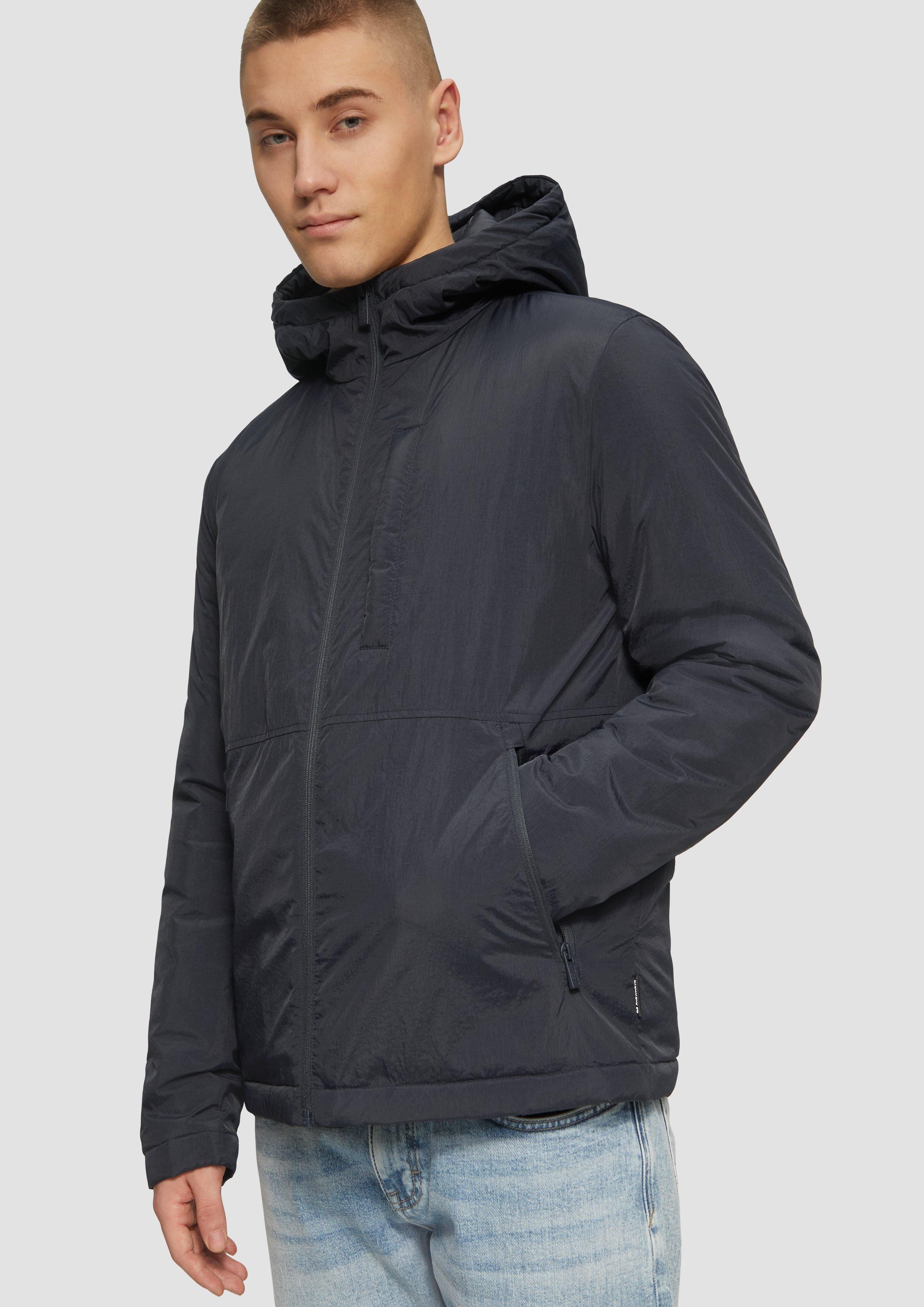 QS Allwetterjacke Wattierte Übergangsjacke mit Kapuze günstig online kaufen