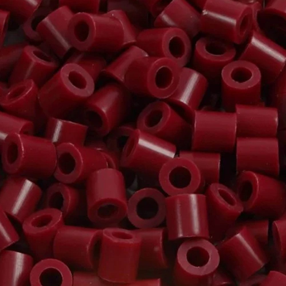 NABBI Bügelperlen PhotoPearls® Perlen Ø 5mm, 1.100 Stk., weinrot (4)
