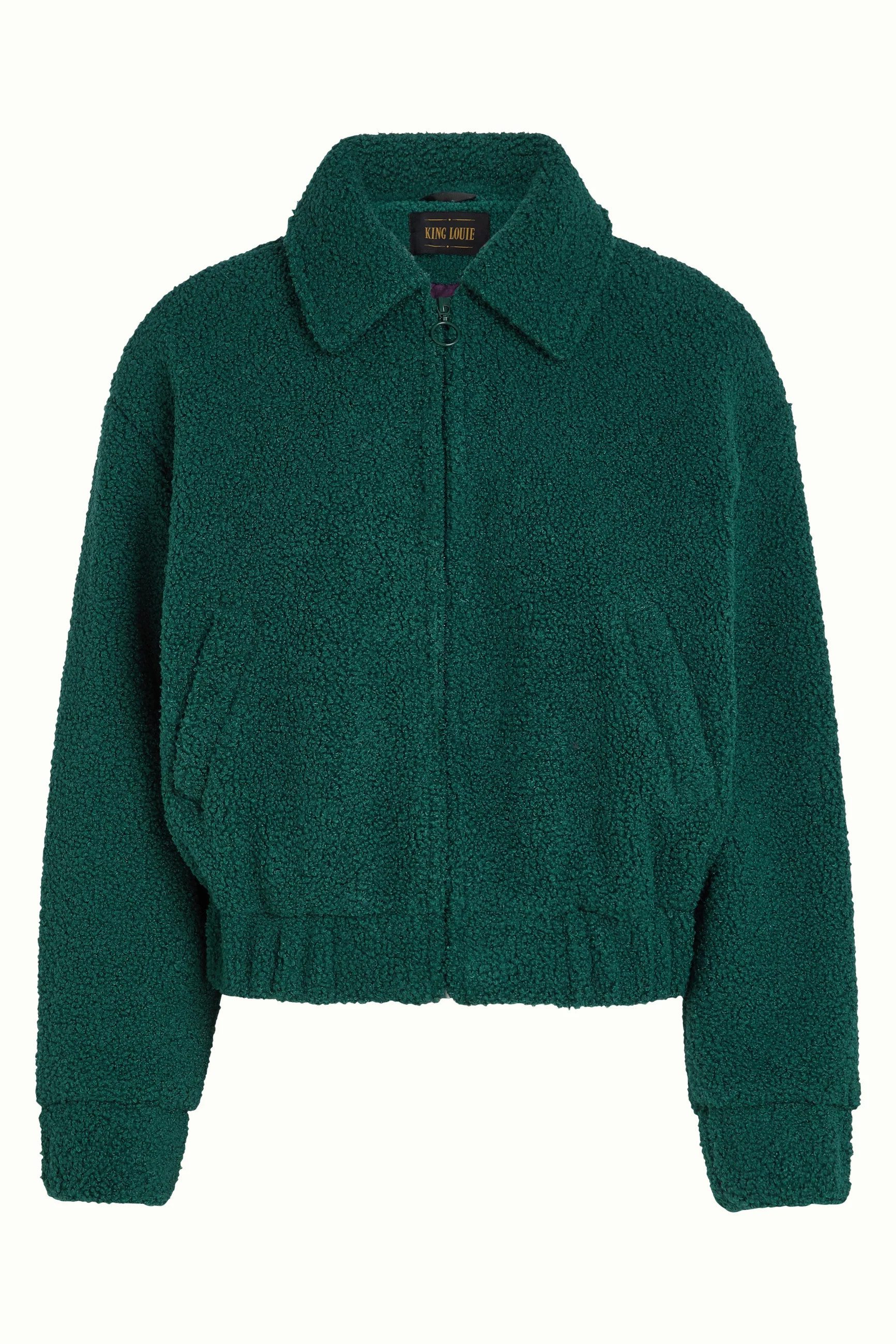 King Louie Fellimitatjacke Fay Jacket Dexter Teddy - Weiche Teddy Fellimitatjacke