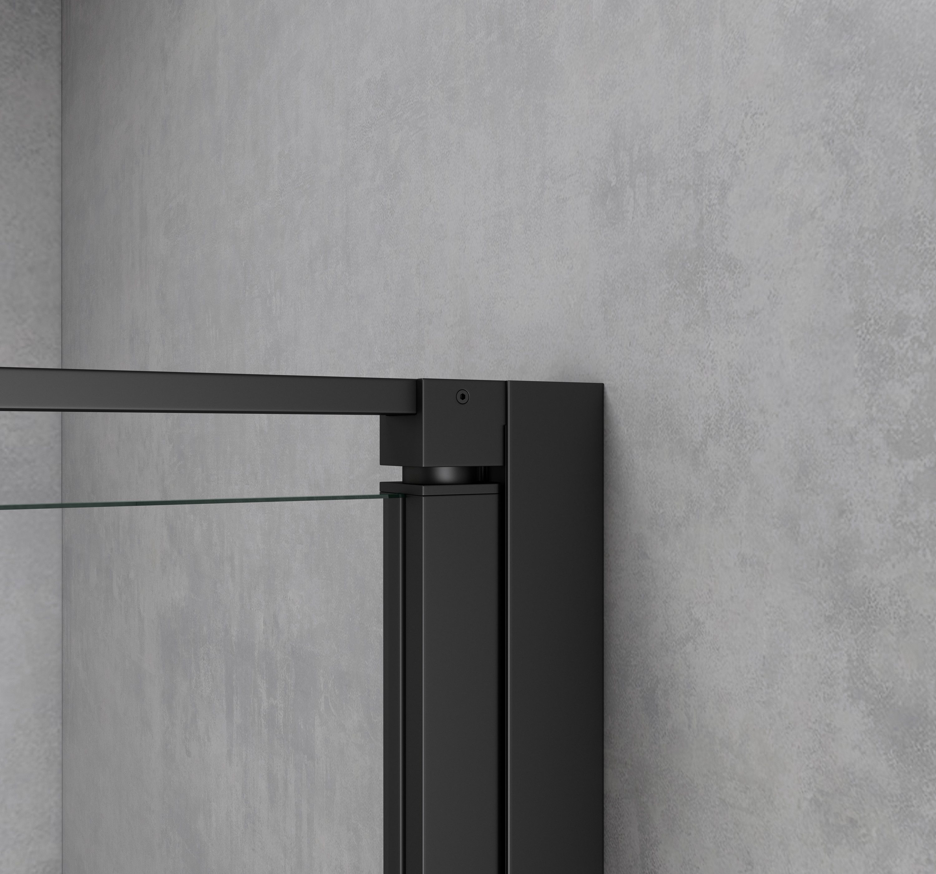 doporro corner shower enclosure, tempered safety glass with nano-coating, H: 195cm Rav36-P, WxD: 75x80 cm, single-pane safety glass