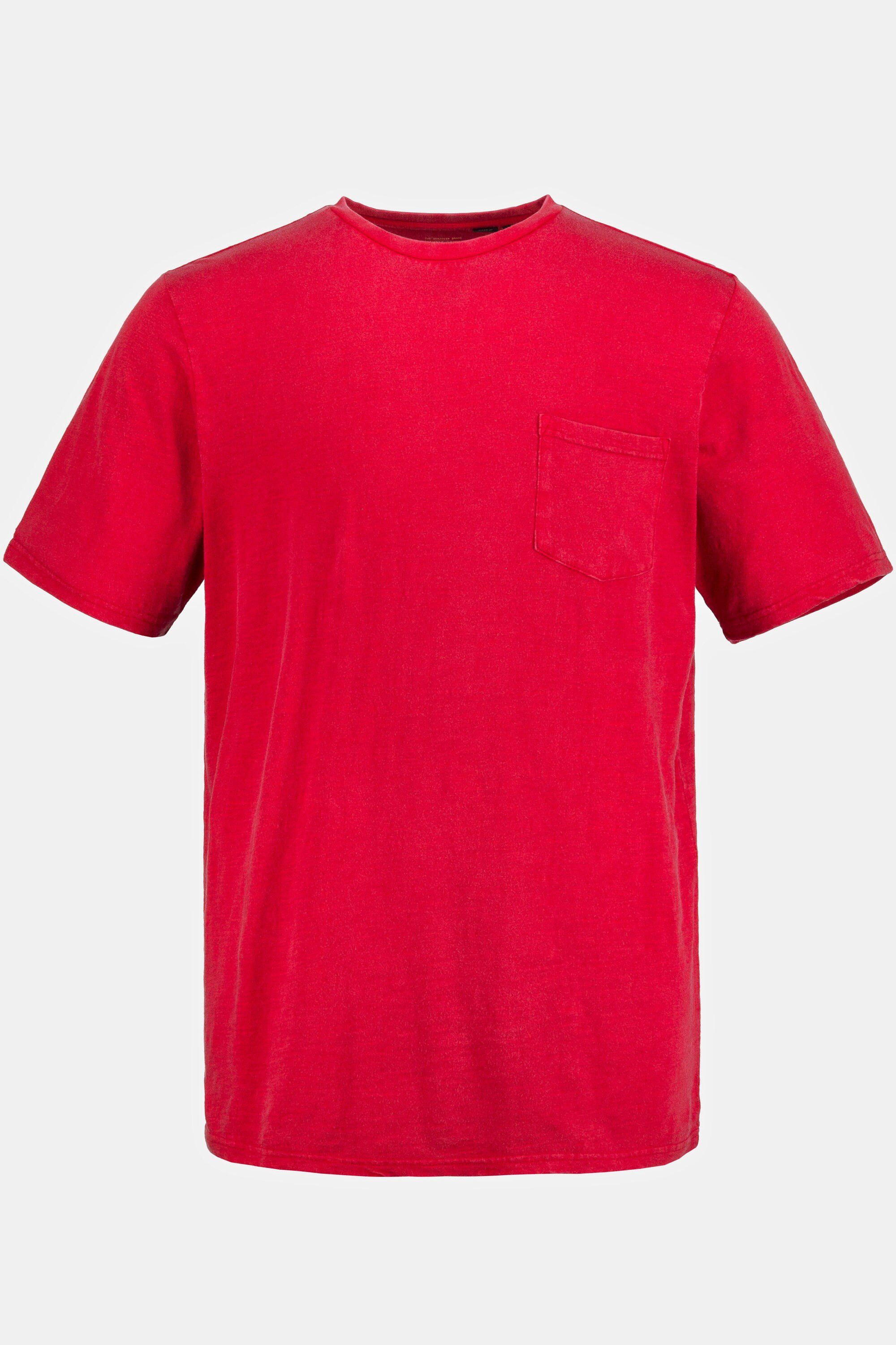 Flammjersey T-Shirt Halbarm JP1880 feuerrot Look Vintage T-Shirt