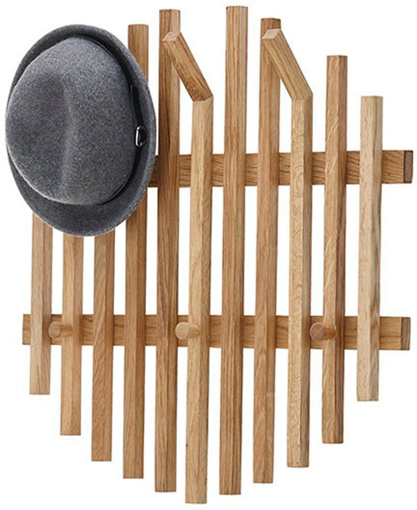 möbelando Garderobenpaneel BANTRY, in holzfarben - 58x60x11x60 (BxHxTxD)