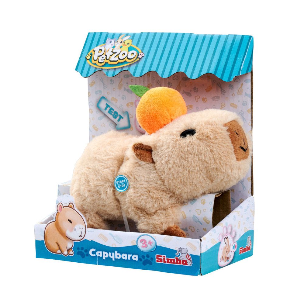 SIMBA Plüschfigur PetZoo - Capybara - Funktionsplüsch günstig online kaufen