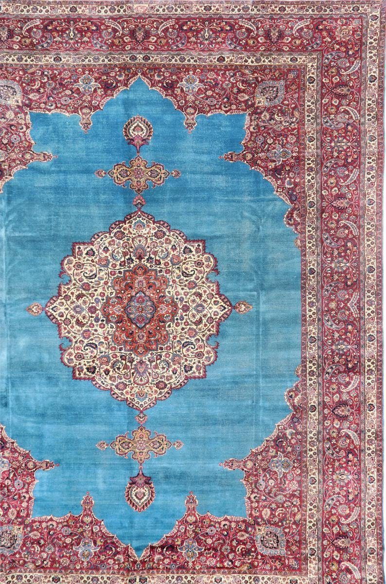 Orientteppich Mashhad Antik Signiert Amoghli 400x525 Handgeknüpfter Orientteppich, Nain Trading, rechteckig, Höhe: 12 mm