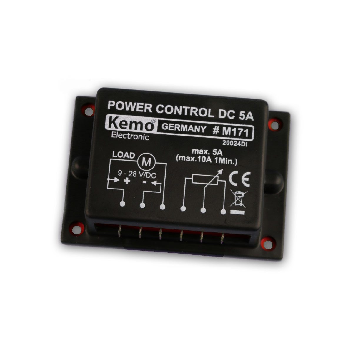 Kemo Spannungswandler PWM Leistungsregler 9 - 28 V/DC, max. 10 A, Kemo