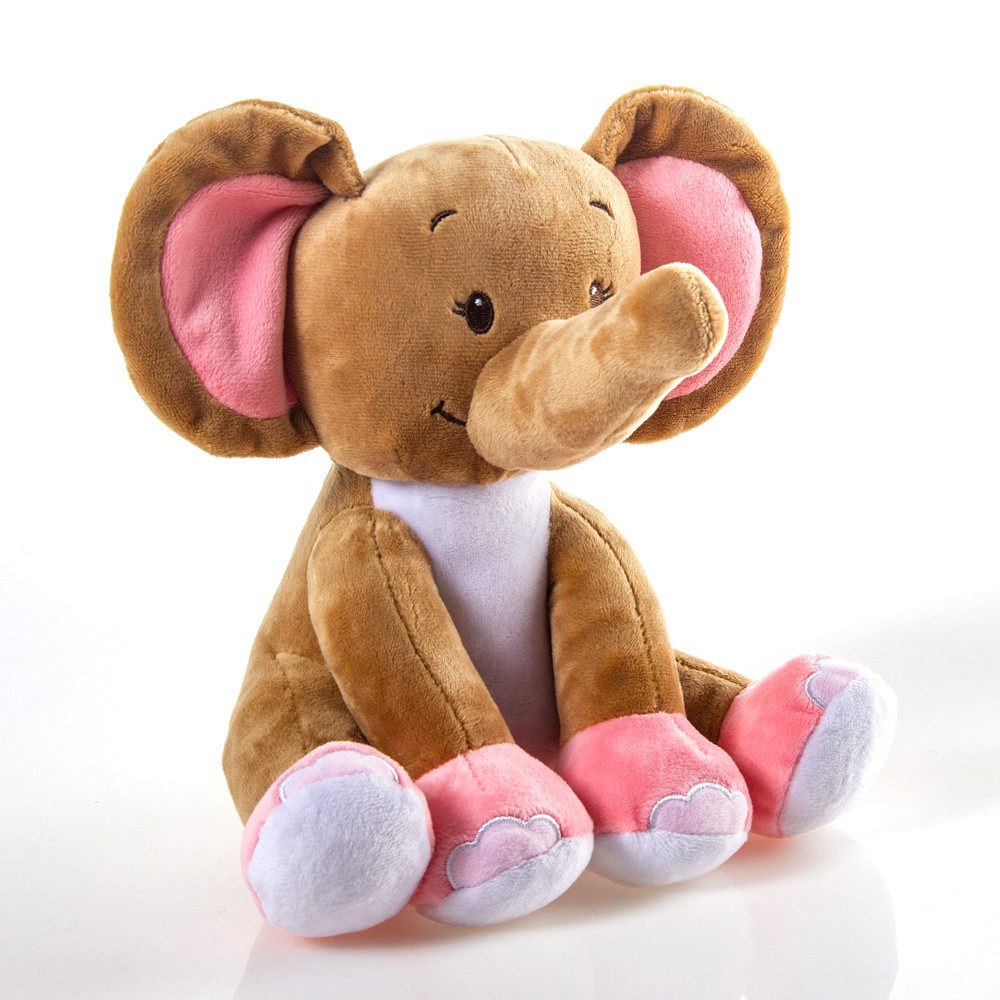 Warmies® Plüschfigur Timfanie® Kuscheltier, Baby Plüschtier, Elefant, rosa (1-St)