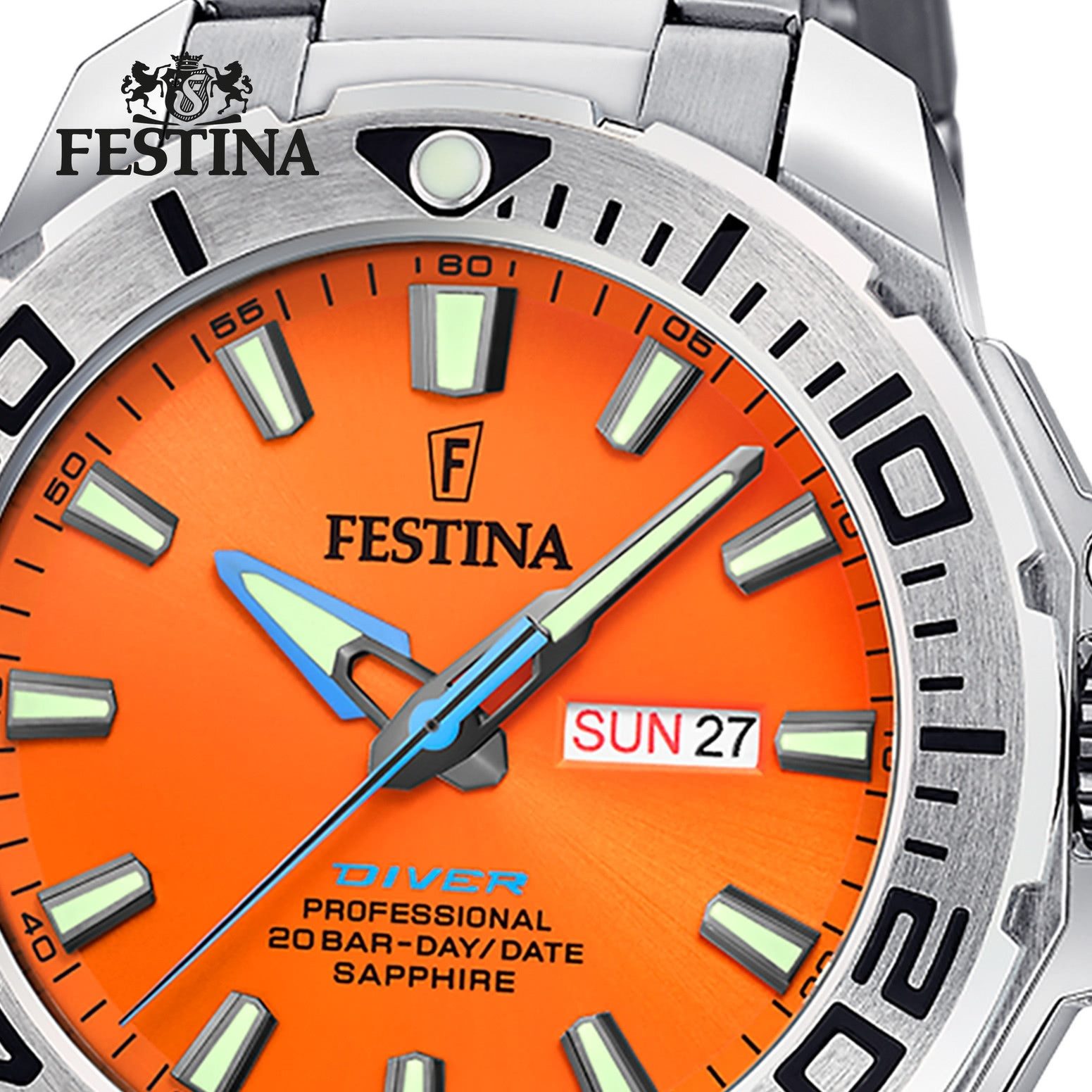 Festina Quarzuhr Festina Herrenuhr Edelstahl silber, (Analoguhr), Herren Ar günstig online kaufen