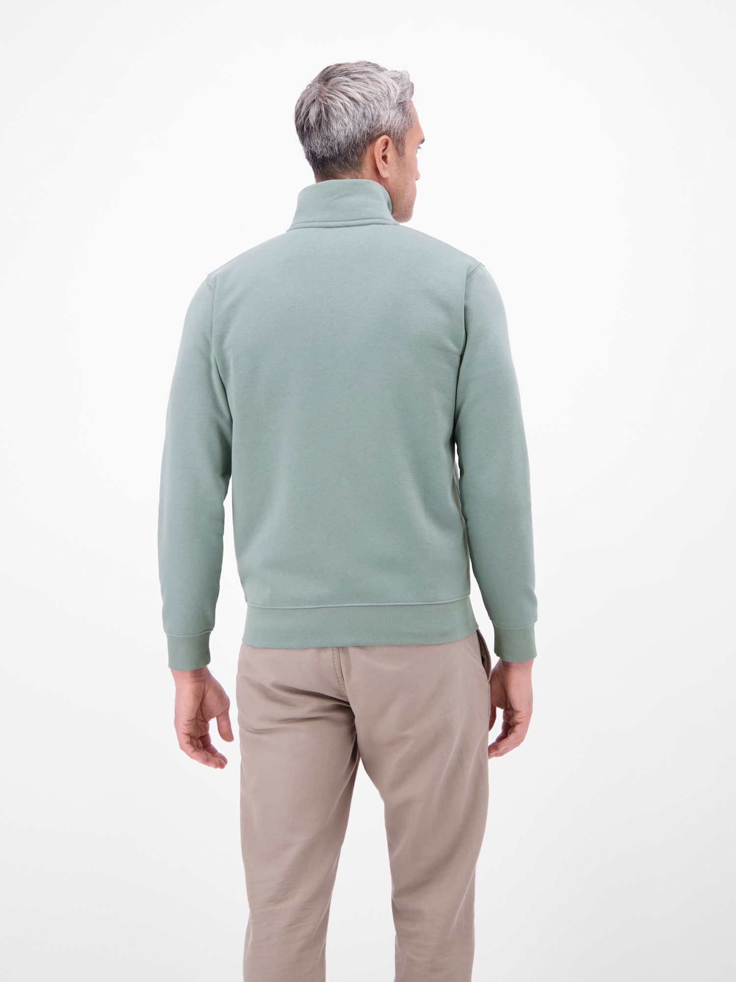 LERROS Sweatjacke Sweatjacke aus atmungsaktivem Baumwollmischgewebe