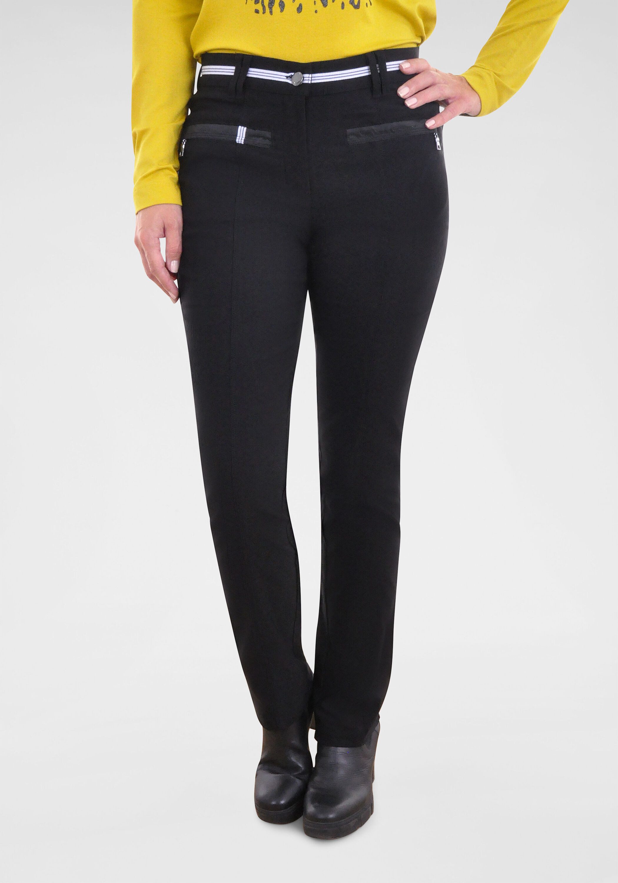 NAVIGAZIONE Stoffhose mit angerauter Innenseite günstig online kaufen