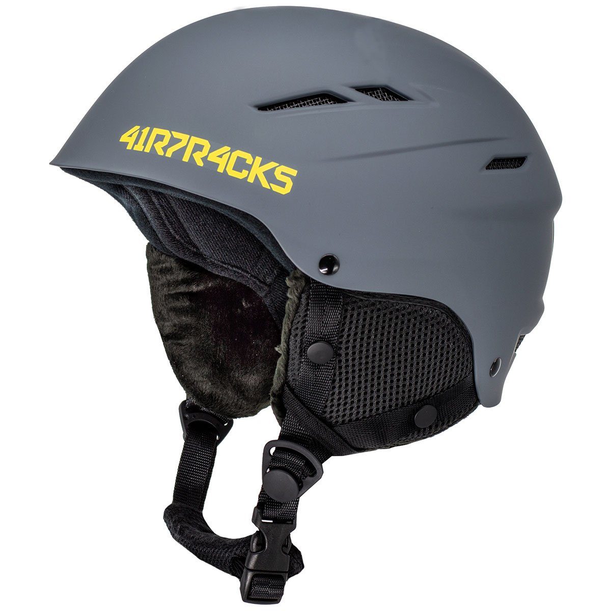 Airtracks Snowboardhelm Ski - Snowboard Helm STAR T-200 (für Herren und Damen mit Ventilationssystem & stufenloser Anpassung), - Farbe Matt » S- 48-51cm. M - 52-55cm, L- 56-60cm «