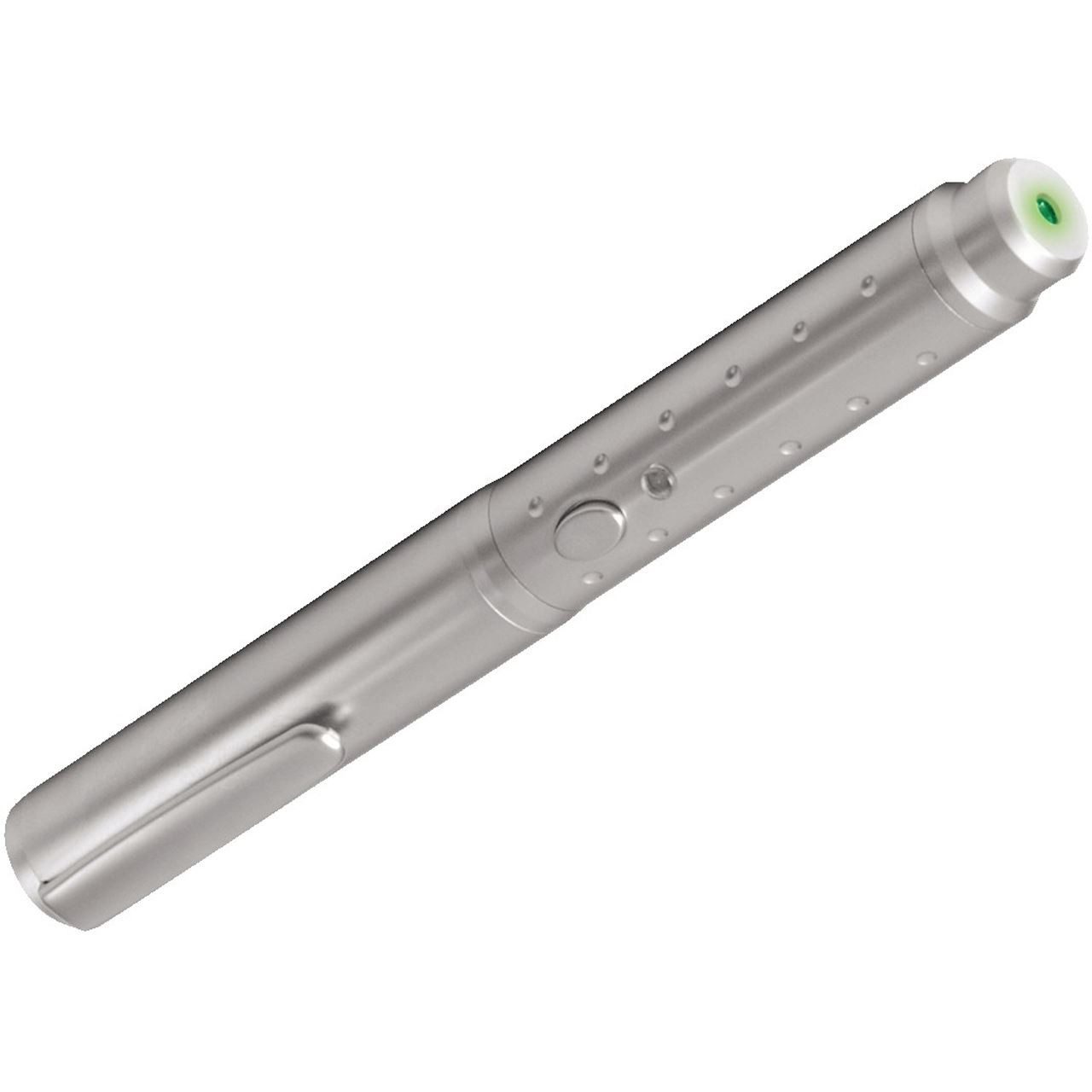 Laserpointer LP 11 (Silber), Lichtfarbe: Grün,K2 1Mw