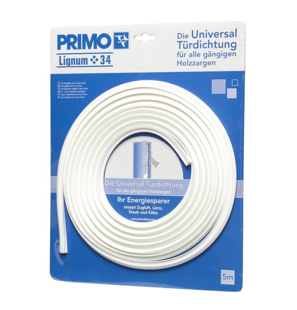 Primo Türbodendichtung Primo Universaldichtung Holzzarge Lignum 34 weiß