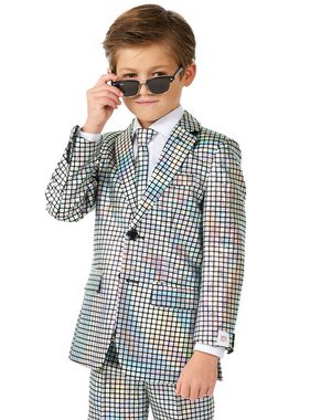 Opposuits Partyanzug Boys Discoballer Anzug für Kinder, There's a Mirror on the Dancefloor: Anzug für Jungs zum Kugeln