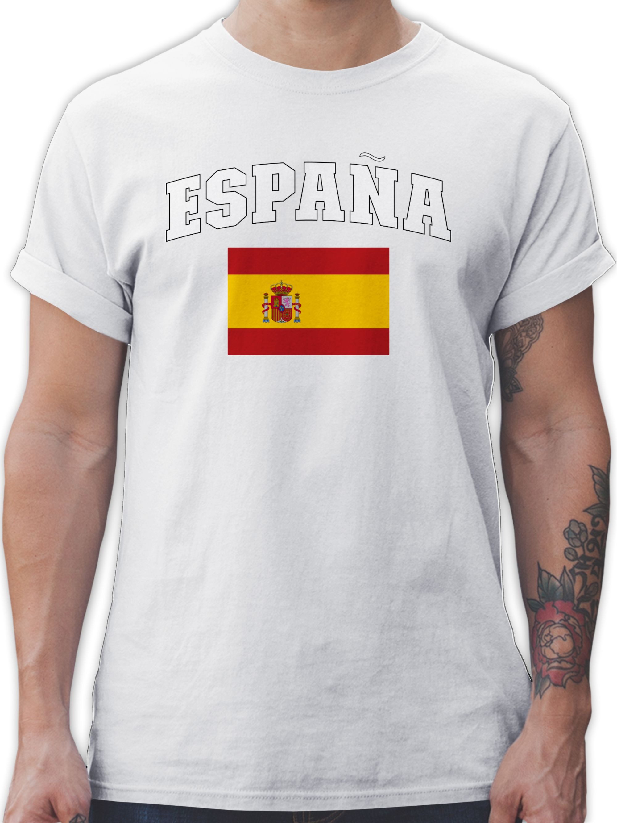 Shirtracer T-Shirt Schriftzug mit Espana, Spanisch, günstig online kaufen