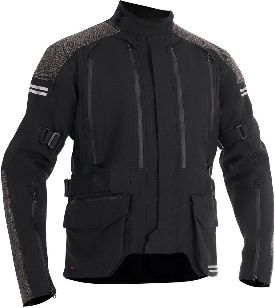 Halvarssons Motorradjacke Textile Jacket Dalen Black