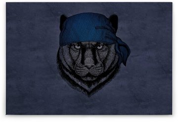 A.S. Création Leinwandbild panther, Tiere (1 St), Wild Tier Bild Keilrahmen Panther Dschungel