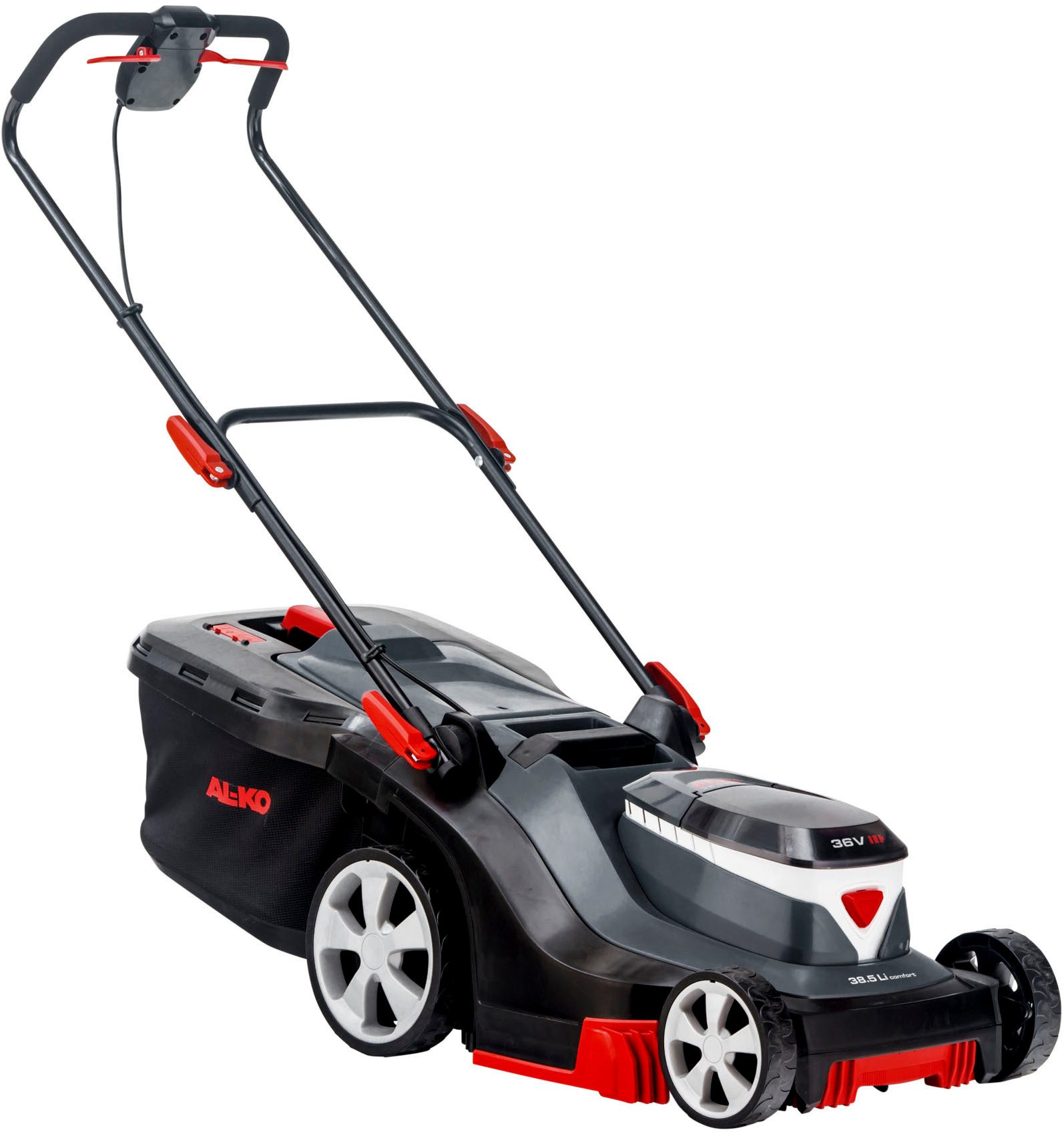 AL-KO Akkurasenmäher 38.5 Li Comfort, 38 cm Schnittbreite, mit Doppelhand-Sicherheitsschalter, ohne Akku und Ladegerät