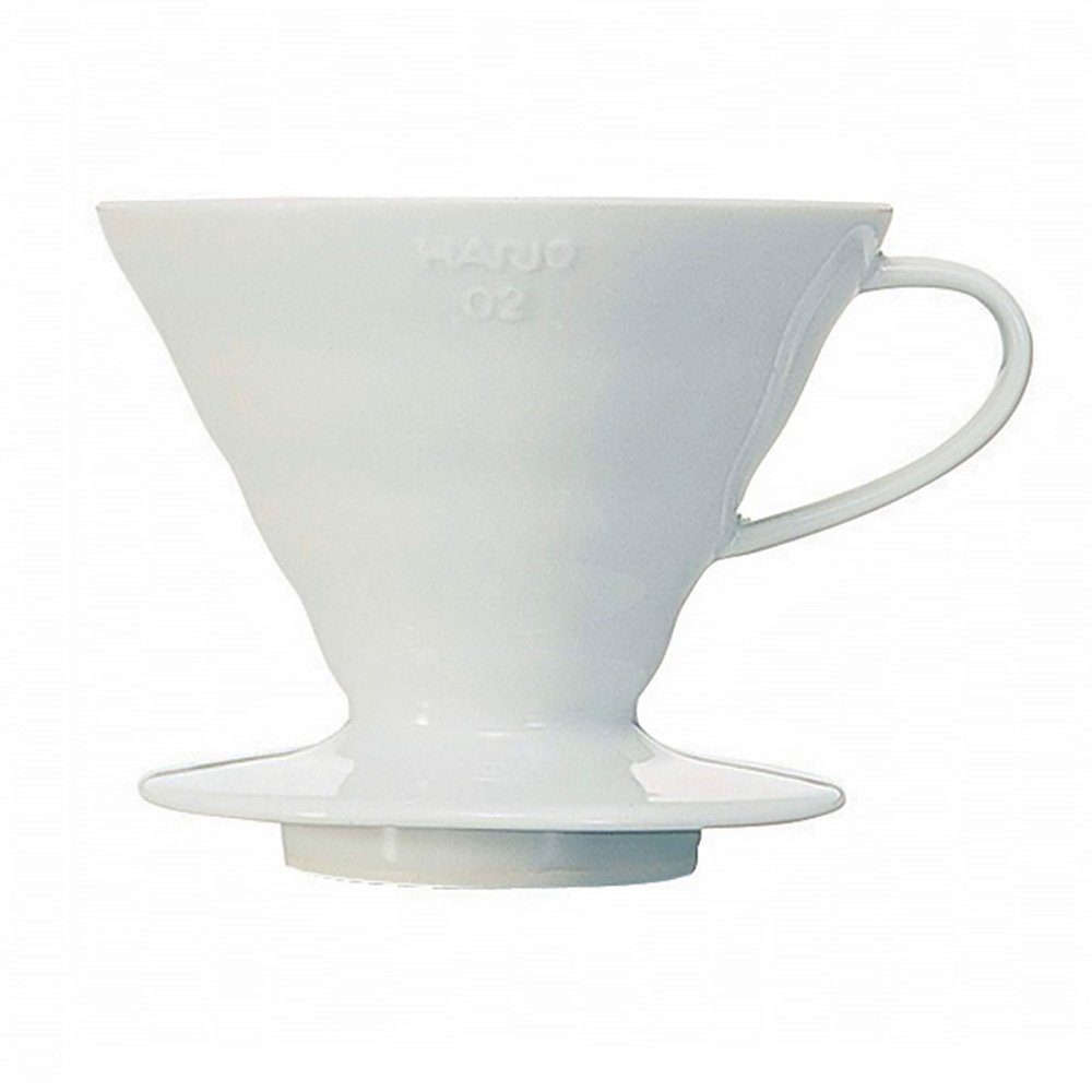 VDC-02 Hario Keramik Porzellan Handfilter V60 HARIO 1-4, aus Kaffeefilter