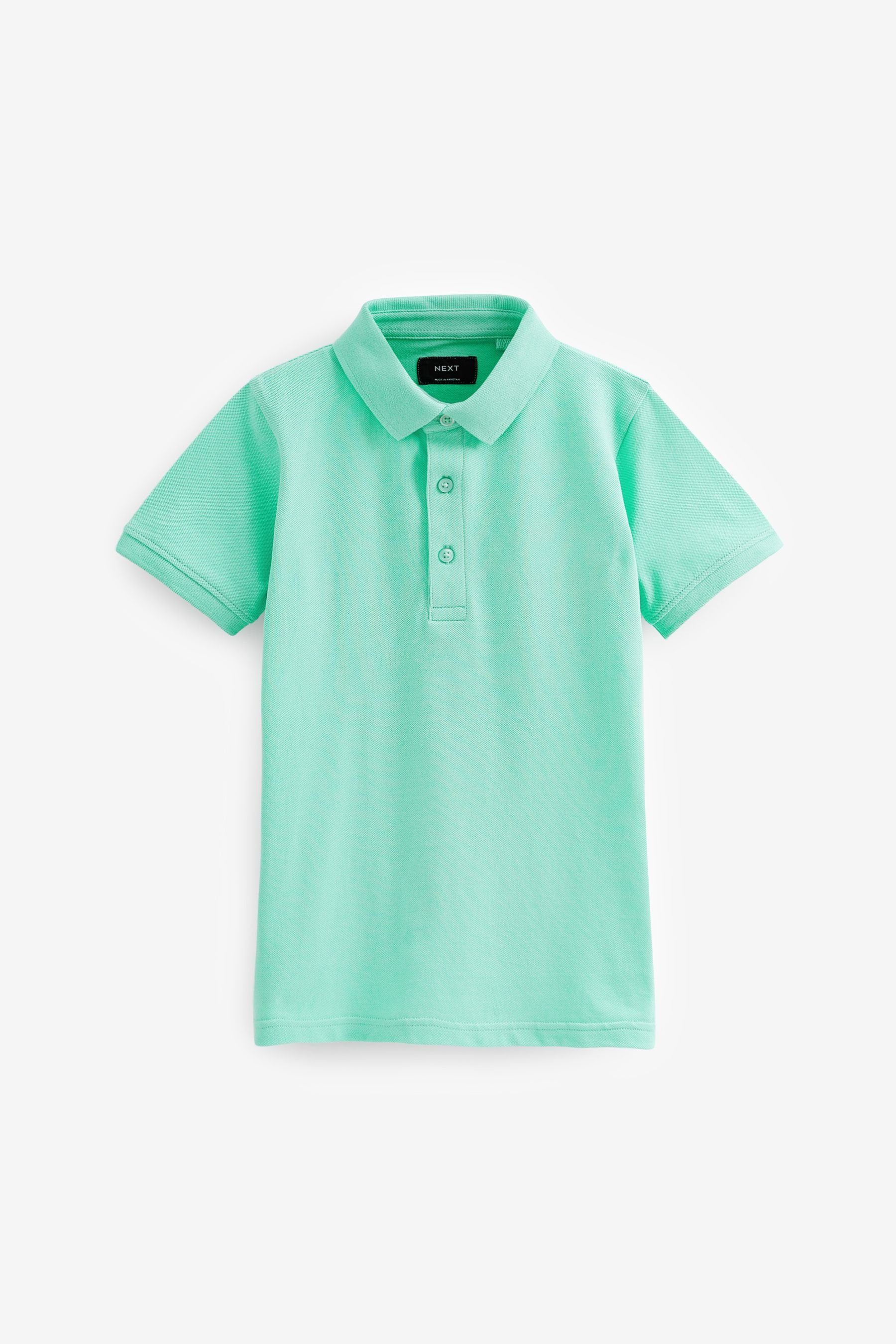 Next Poloshirt Kurzärmeliges Polo-Shirt (1-tlg) Light Green