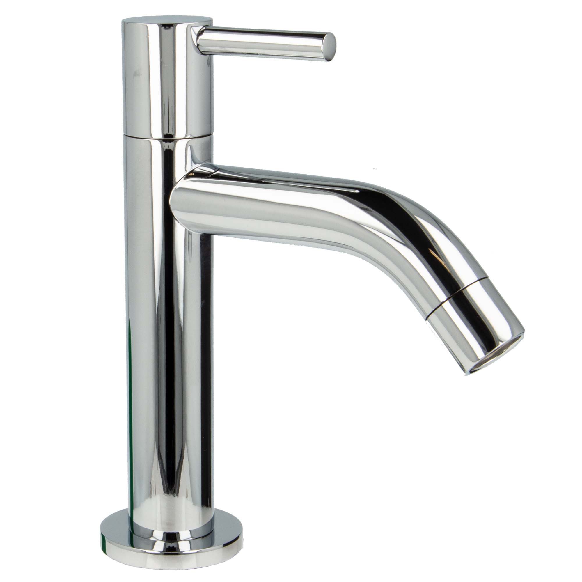 tecuro Waschtischarmatur DESIGN Standventil mit hochwertigem Keramikventil - verchromt