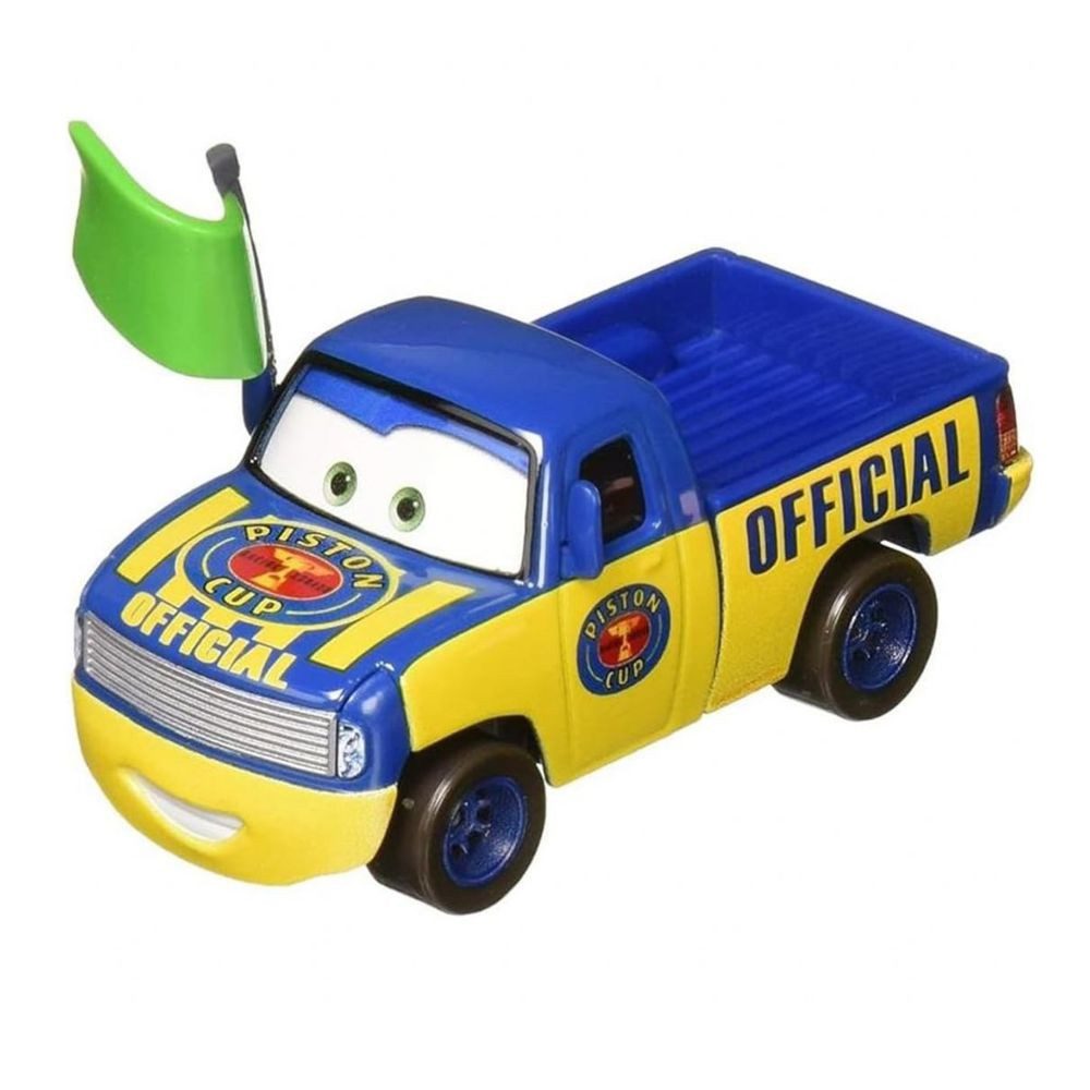Disney Cars Spielzeug-Rennwagen Dexter Hoover Flagge Disney Cars Die-Cast 1:55 Auto Fahrzeug