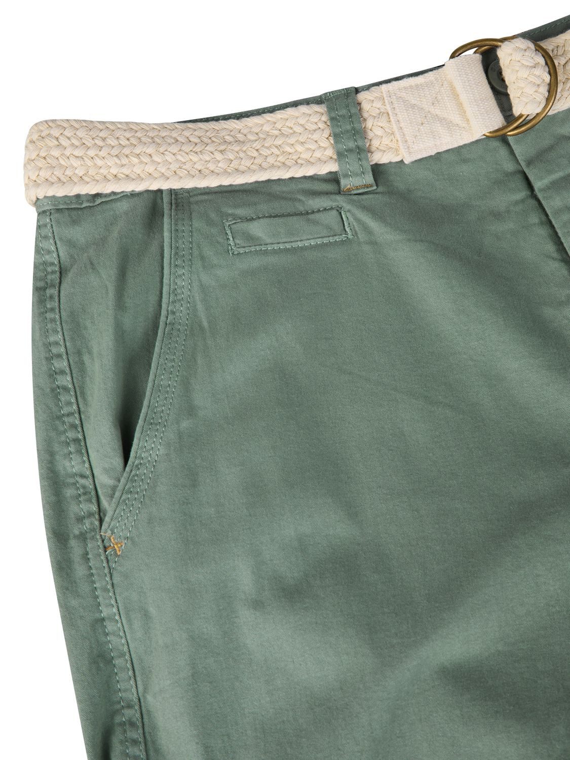 riverso Chinoshorts Herren Shorts RIVHenry Regular Fit Bermudashorts mit Gürtel