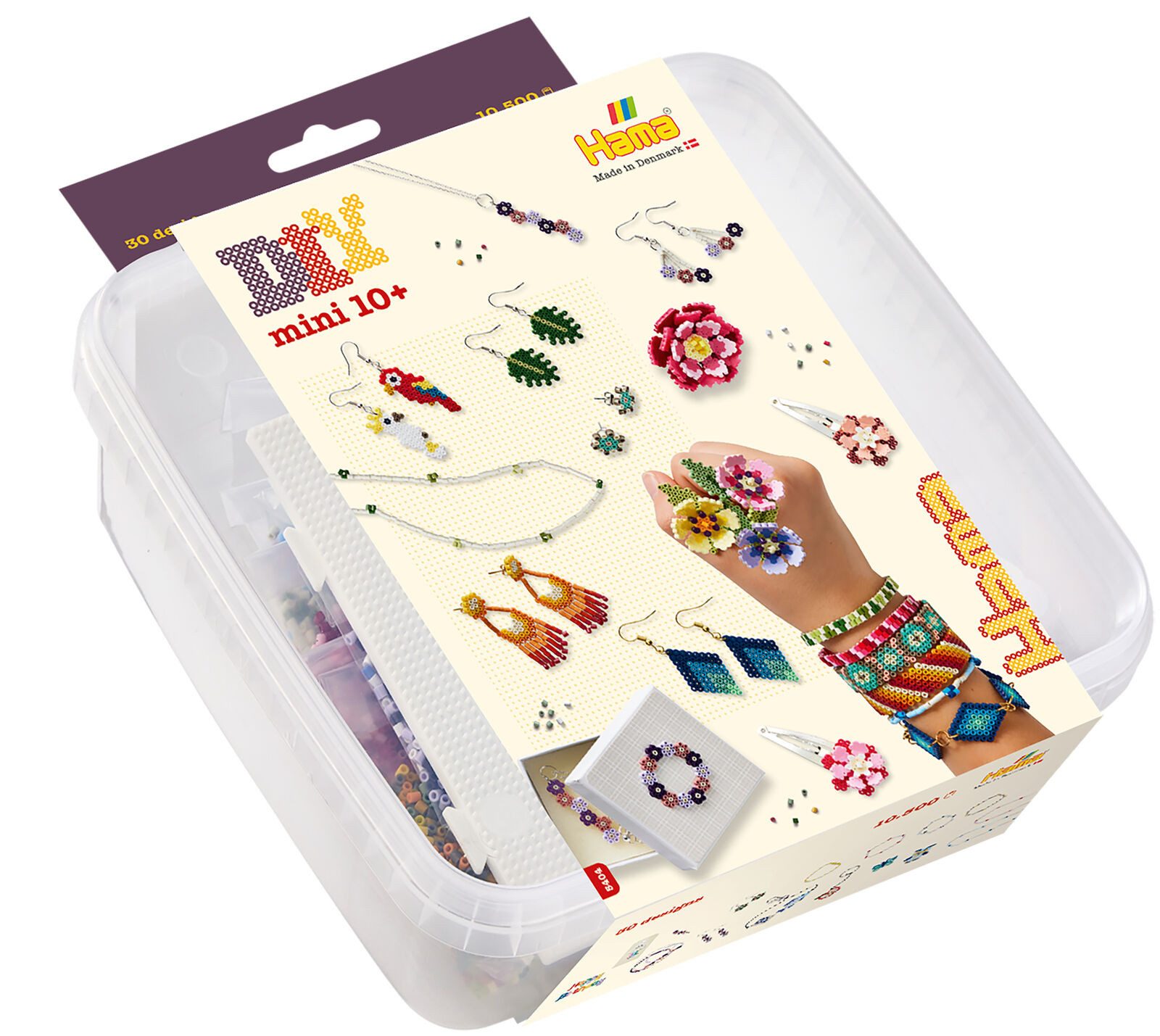 Hama Perlen Bügelperlen Hama Box Schmuck und Accessoires Mini-Bügelperlen