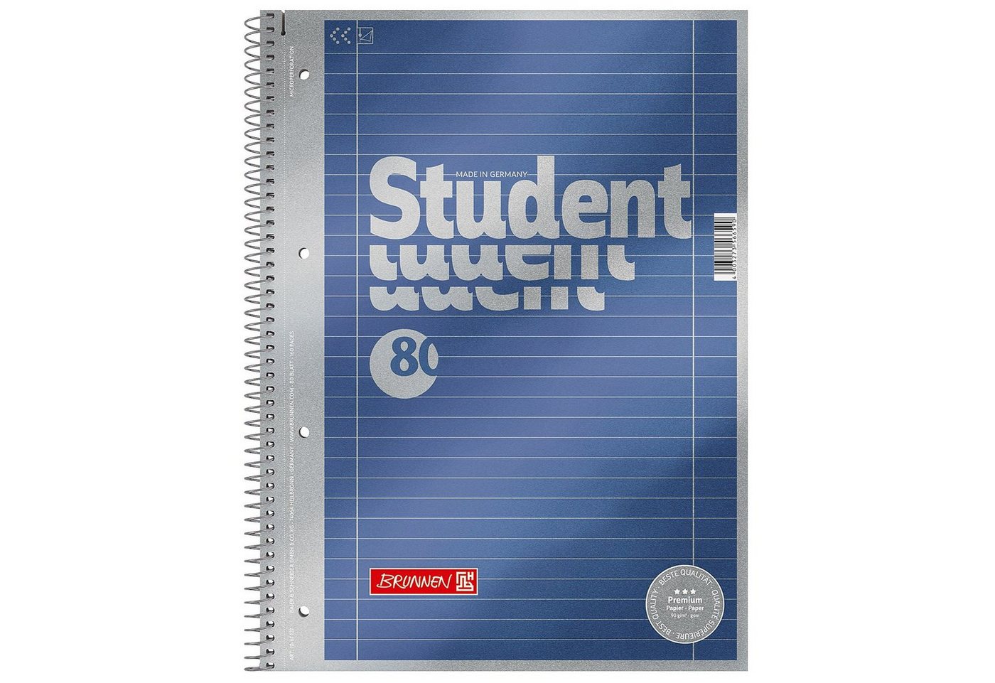 Thumbnail - BRUNNEN Collegeblock BRUNNEN 1067127 Collegeblock A4 Lin.27 Premium
