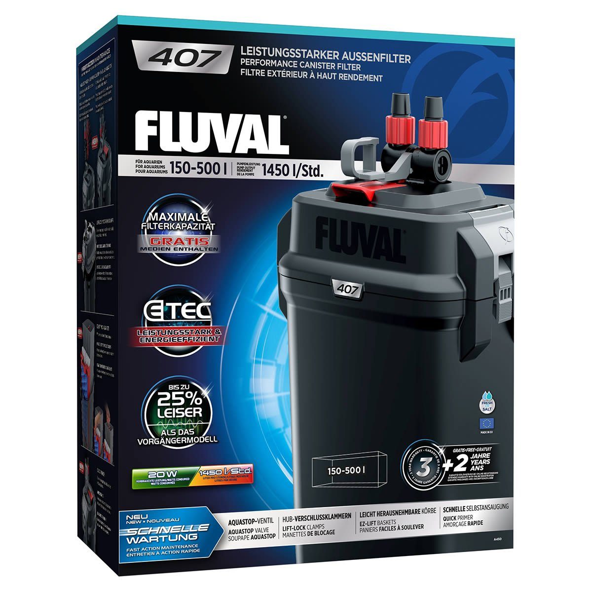 Aquariumfilter Außenfilter 407