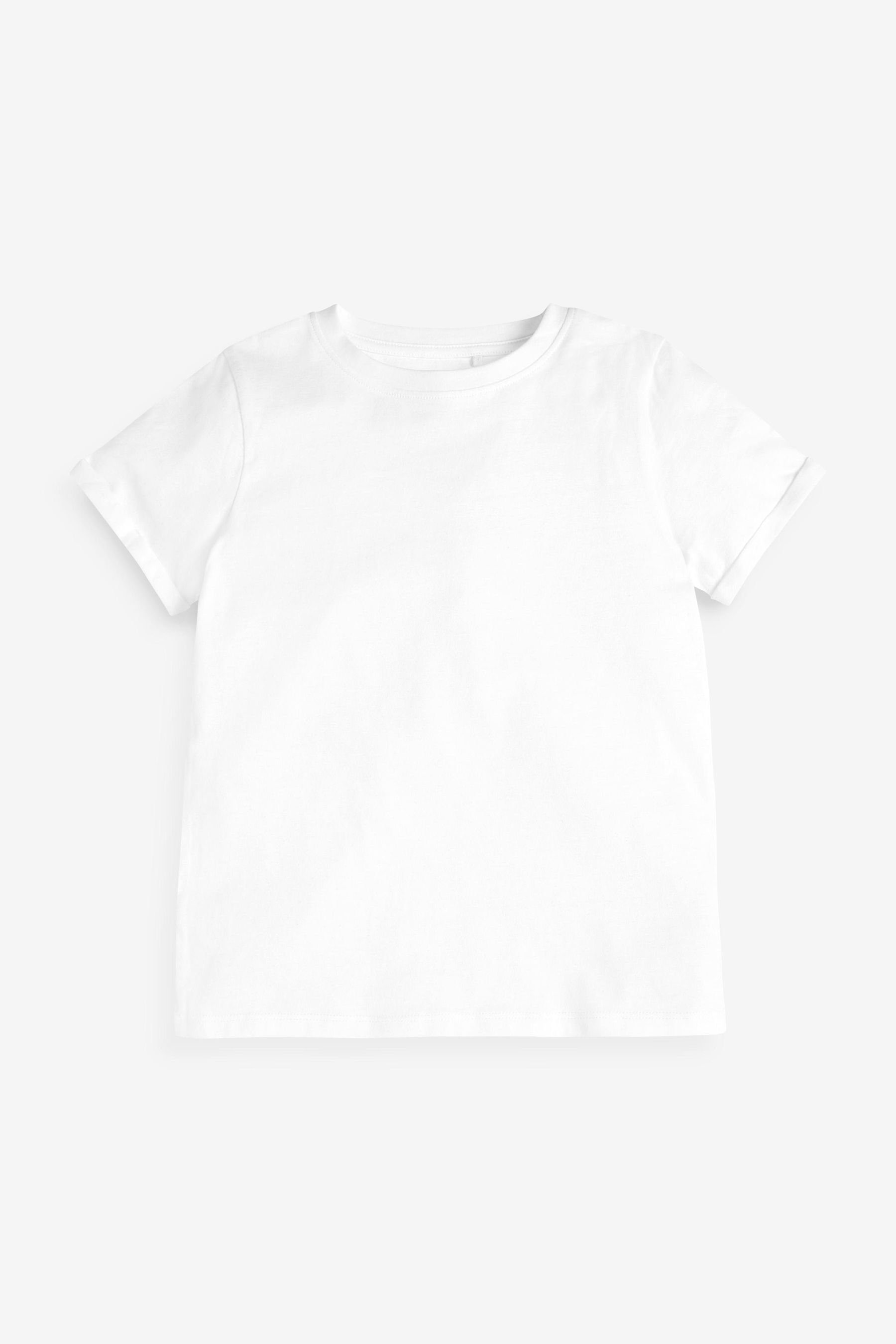 Next T-Shirt Einfarbige T-Shirts in (7-tlg) Pastelltönen, 7er-Pack