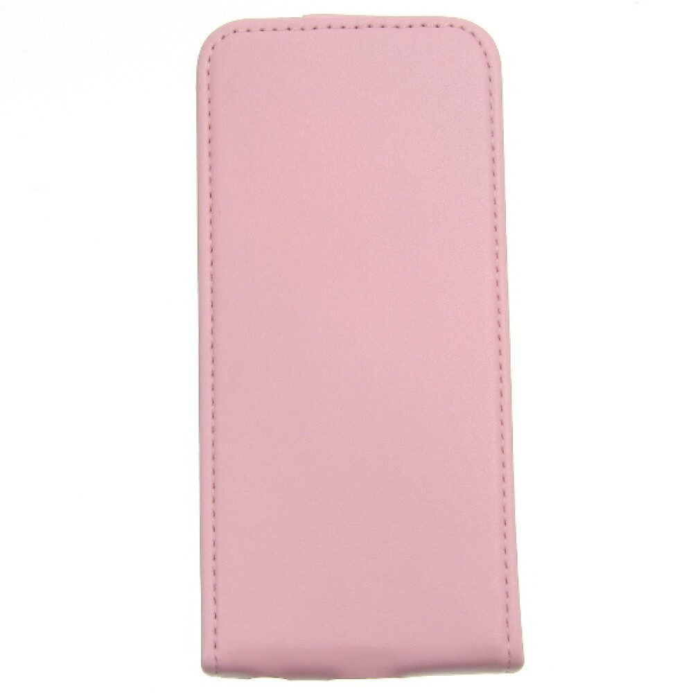 Handytasche Slim Leder Flip Handyhülle für iPhone 5c Rosa Schutz 4250710542383 (Flip Cover)