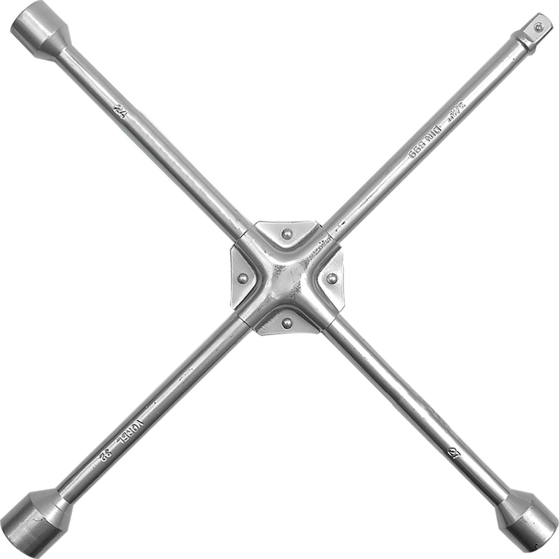 TRIZERATOP Ключ для колесных гаек Ключ для колесных гаек 24x27x32x 3/4" Radkreuz (komplett)