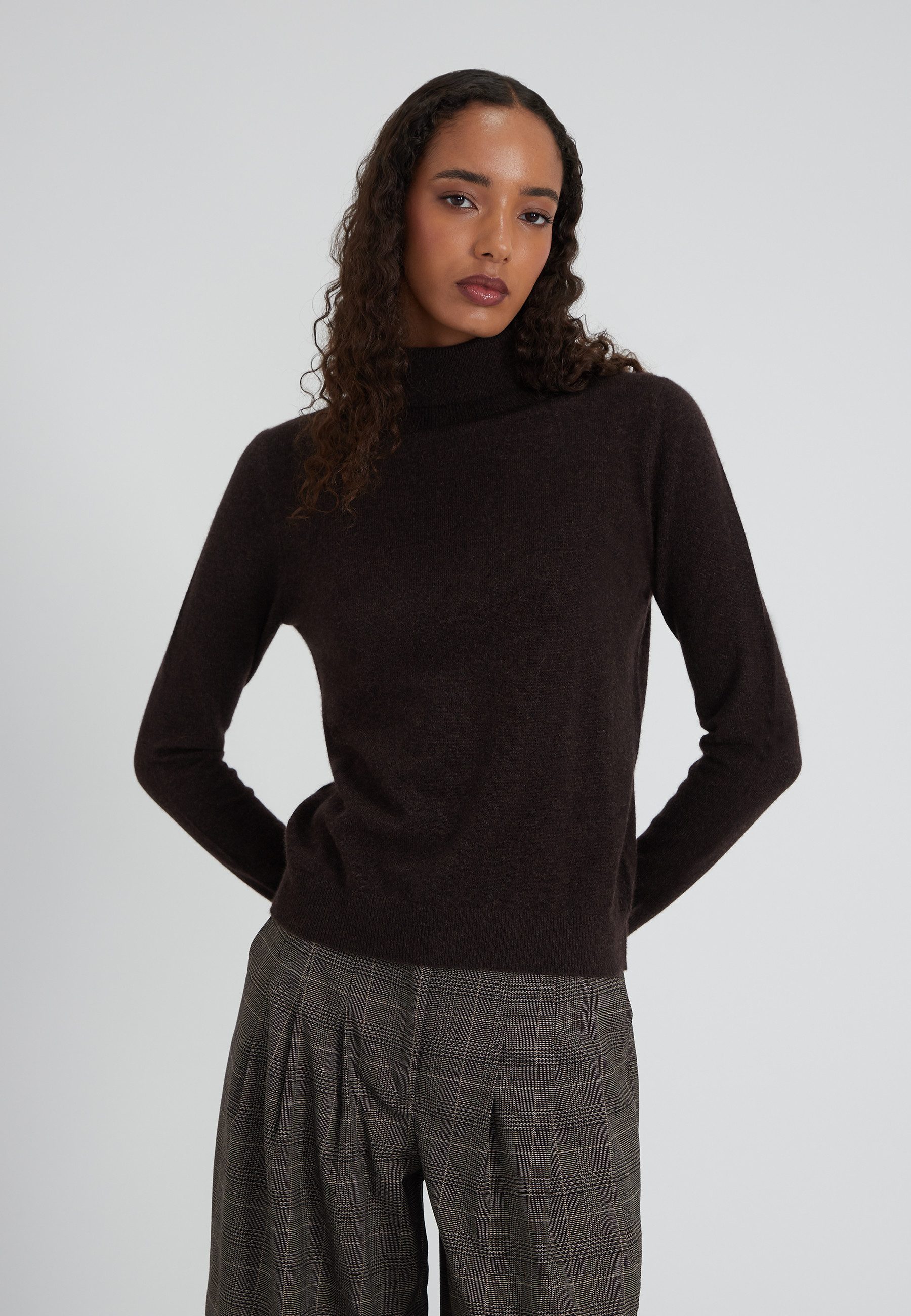 Style & Republic Kaschmirpullover Rollkragenpullover Slim Fit aus 100% Kasc günstig online kaufen