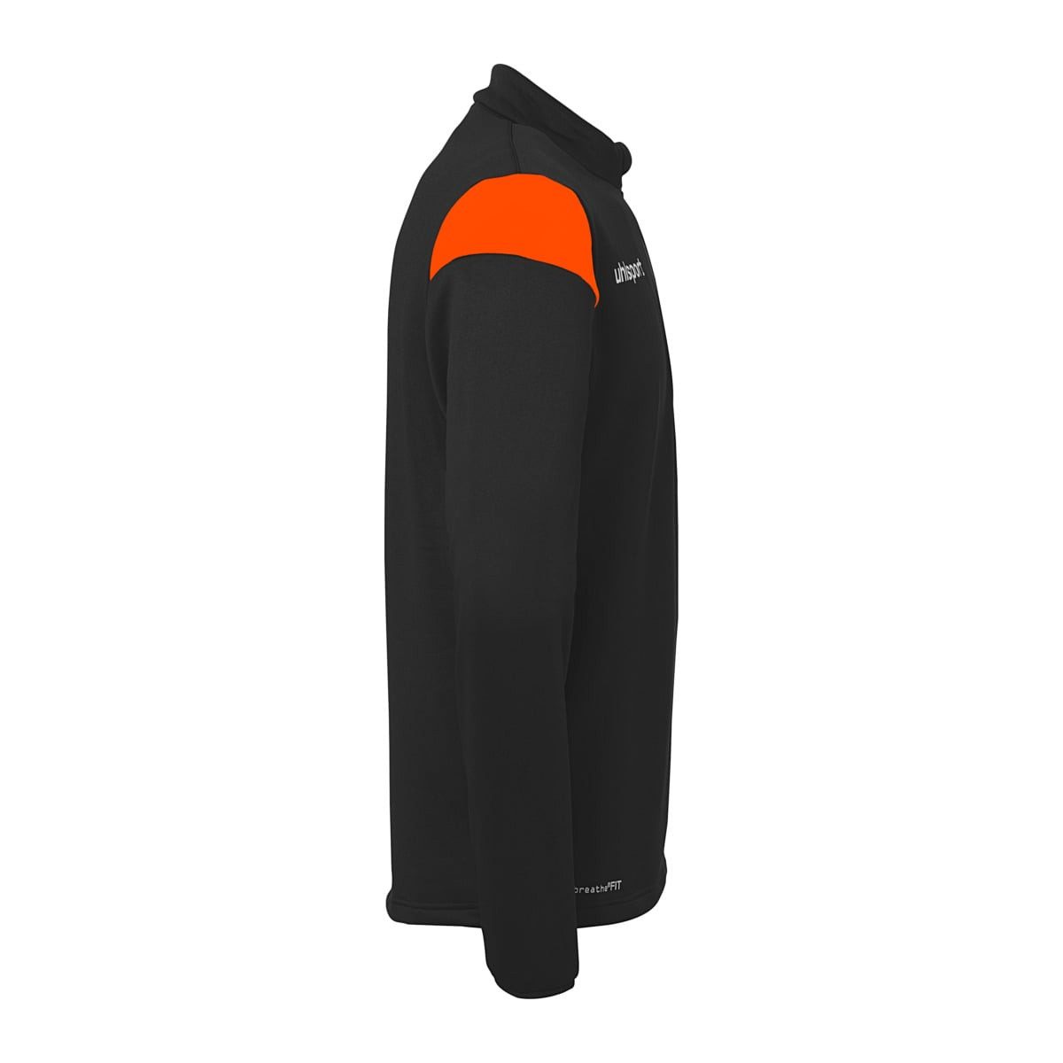 uhlsport Langarmshirt Ziptop Squad 27 (Stehkragen) schwarz/orange Herren