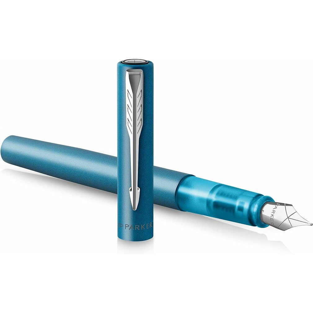 Parker Füllfederhalter Füller Vector XL Metallic Teal M-Feder Gehäuse teilw.transparent