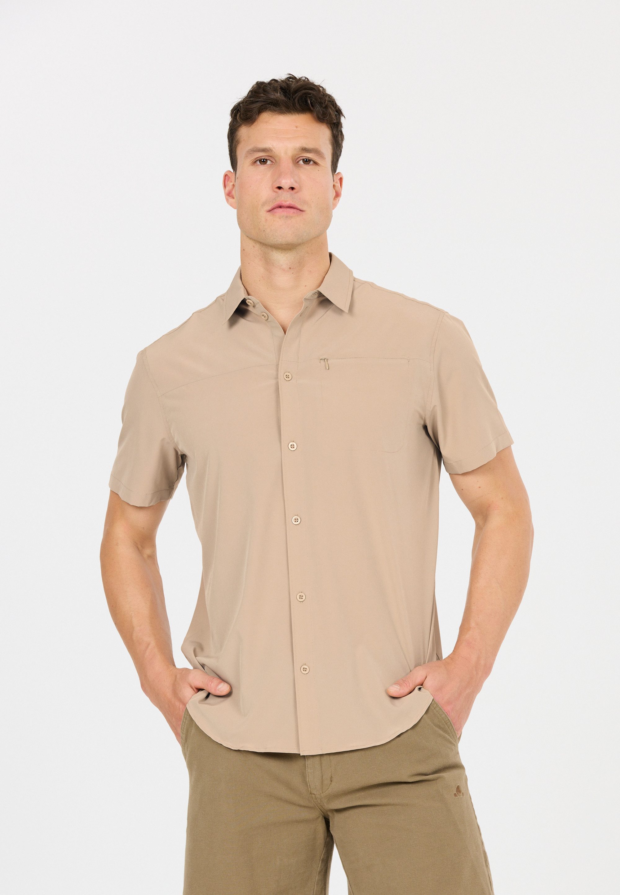 WHISTLER Outdoorhemd Jeromy M Functional Shirt Weathered Teak