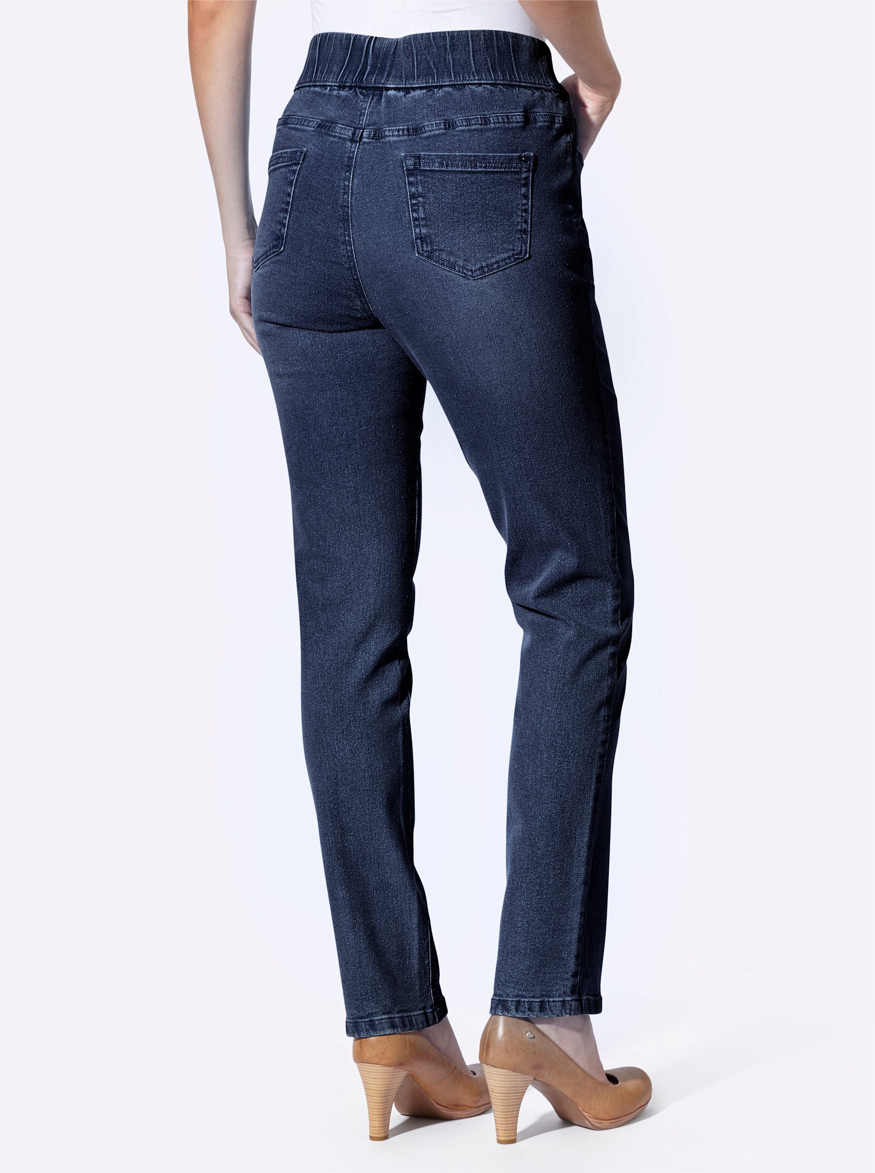 Witt Bequeme Jeans Jeans erhöht