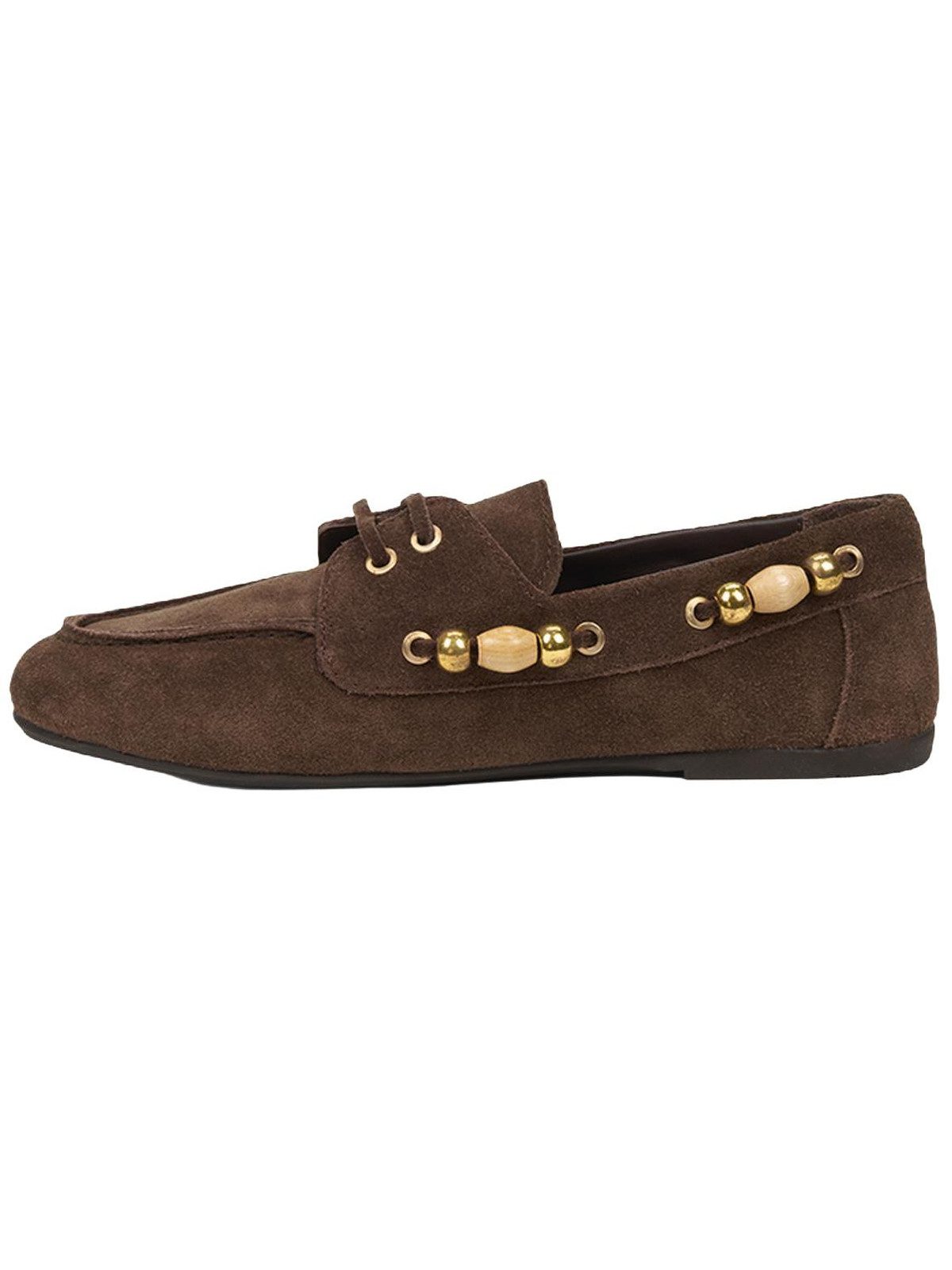 Desa Damen-Schnürschuhe aus Wildleder, bequem, lässig, für jeden Tag Loafer