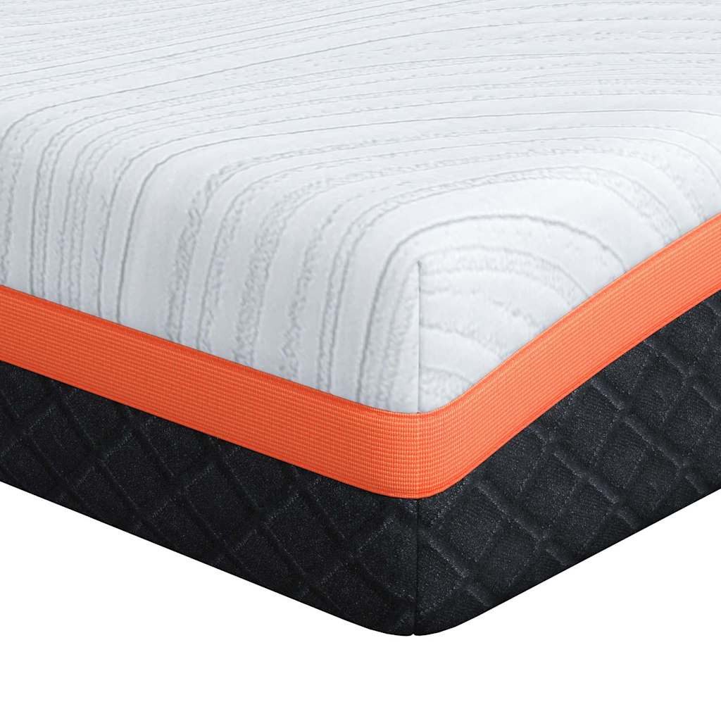 Boxspringmatratze Matratze Weiß und Grau 160 x 200 cm Gel-Speicherschaum, vidaXL, 20 cm hoch
