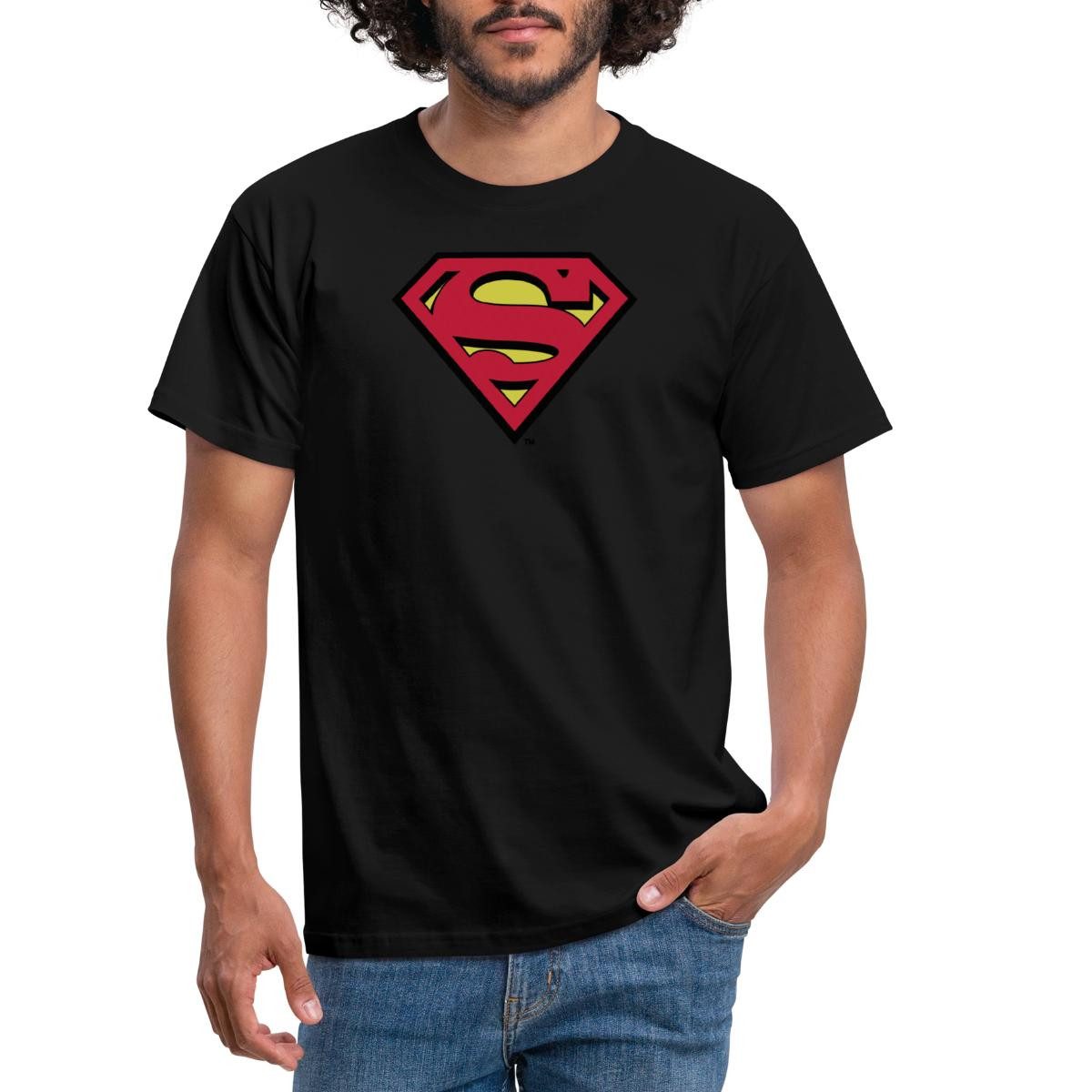 Spreadshirt T-Shirt DC Comics Superman Logo Original Männer T-Shirt (1-tlg)