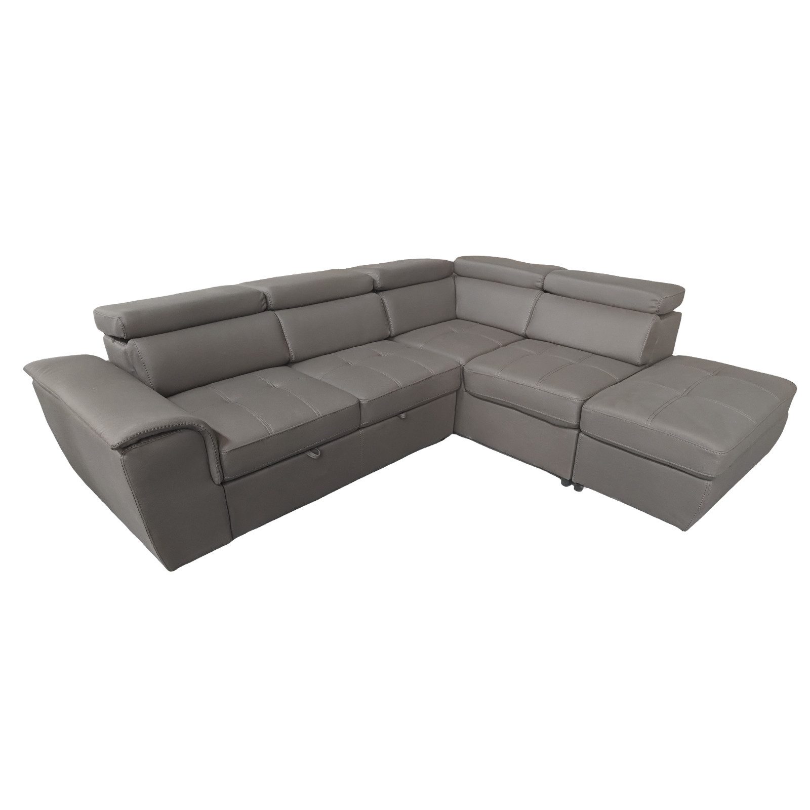 HTI-Living Ecksofa Ecksofa Sandy mit Ottomane rechts, Stück 1 Teile, Polsterecke mit Bettfunktion und Stauraum Couch