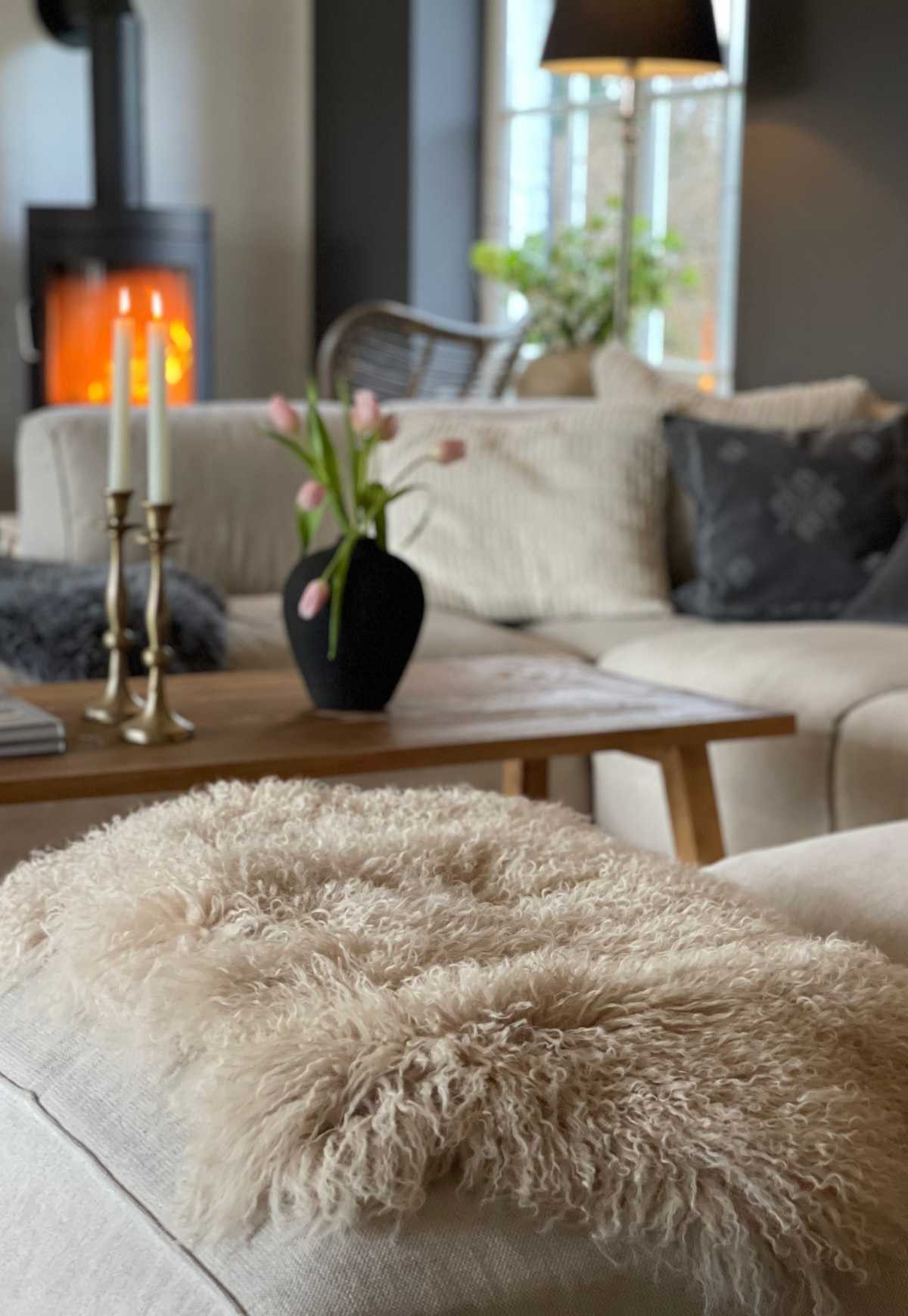 Hollert Fellteppich, Tierform, Lammfell Tibet Beige günstig online kaufen
