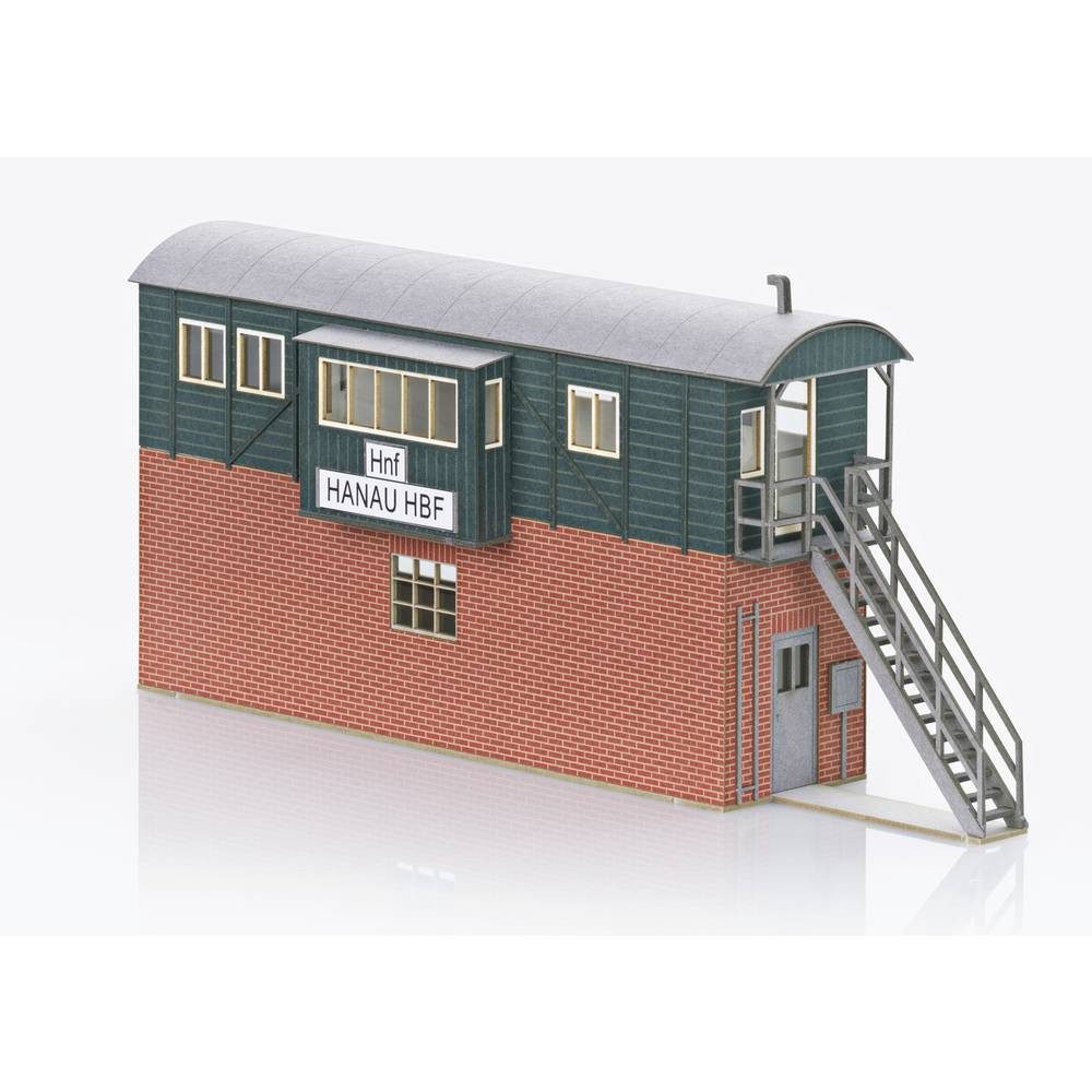 Modelleisenbahn-Set H0 Bausatz Behelfsstellwerk Hanau Hbf