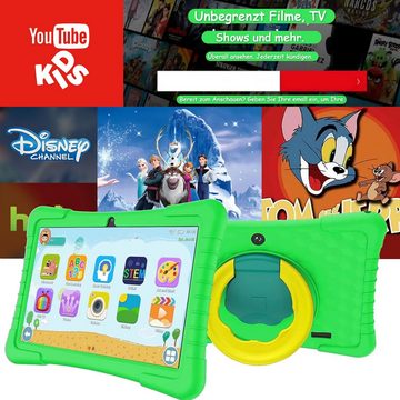 JJGJ 8000mAh, IPS HD Display, 5MP+8MP, WiFi, Bluetooth Kinder's Tablet (10", 64 GB, Android 13, Sicherer Begleiter für Kinder: Unterhaltung und Kontrolle)