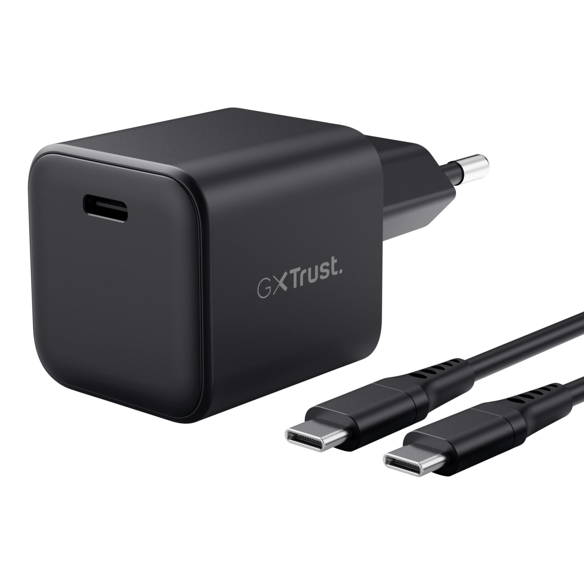 Trust Trust TRU GXT1258 USB-C Charger Ladestation (Schnelles USB-C Ladegerät für verschiedene Geräte)