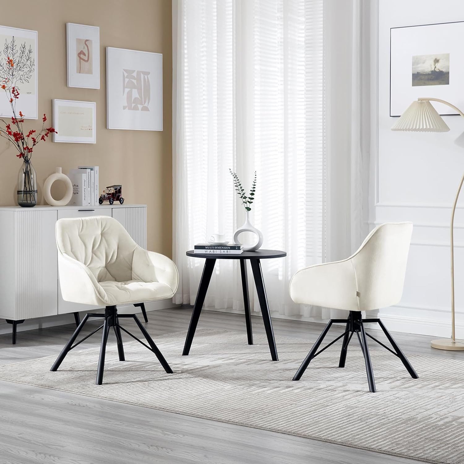 Woltu 4-Fußstuhl (1 St), drehbar, Esszimmerstuhl für Esszimmer Küche Wohnzi günstig online kaufen