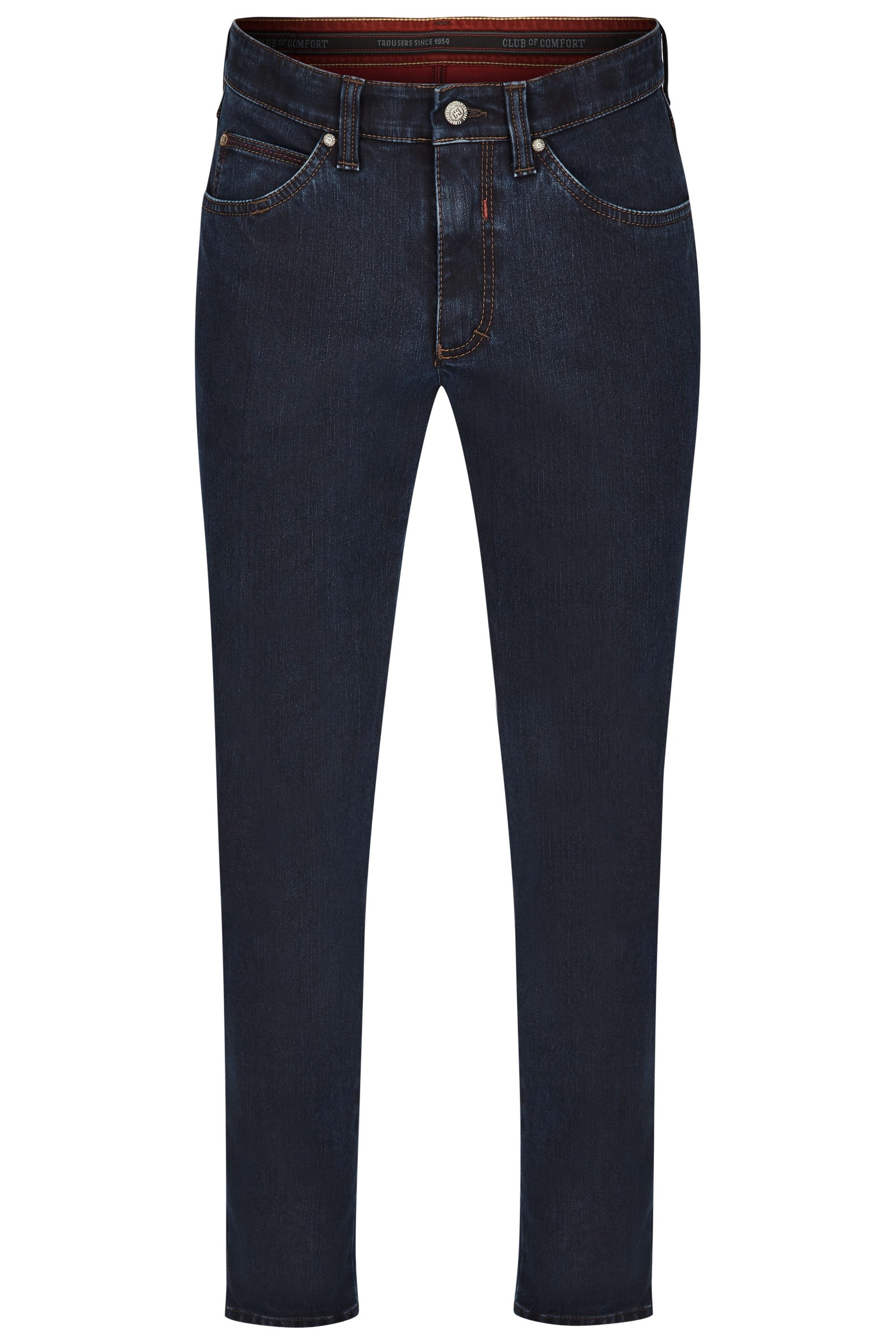 Club of Comfort Chinohose Herren Jeans Henry Blau
