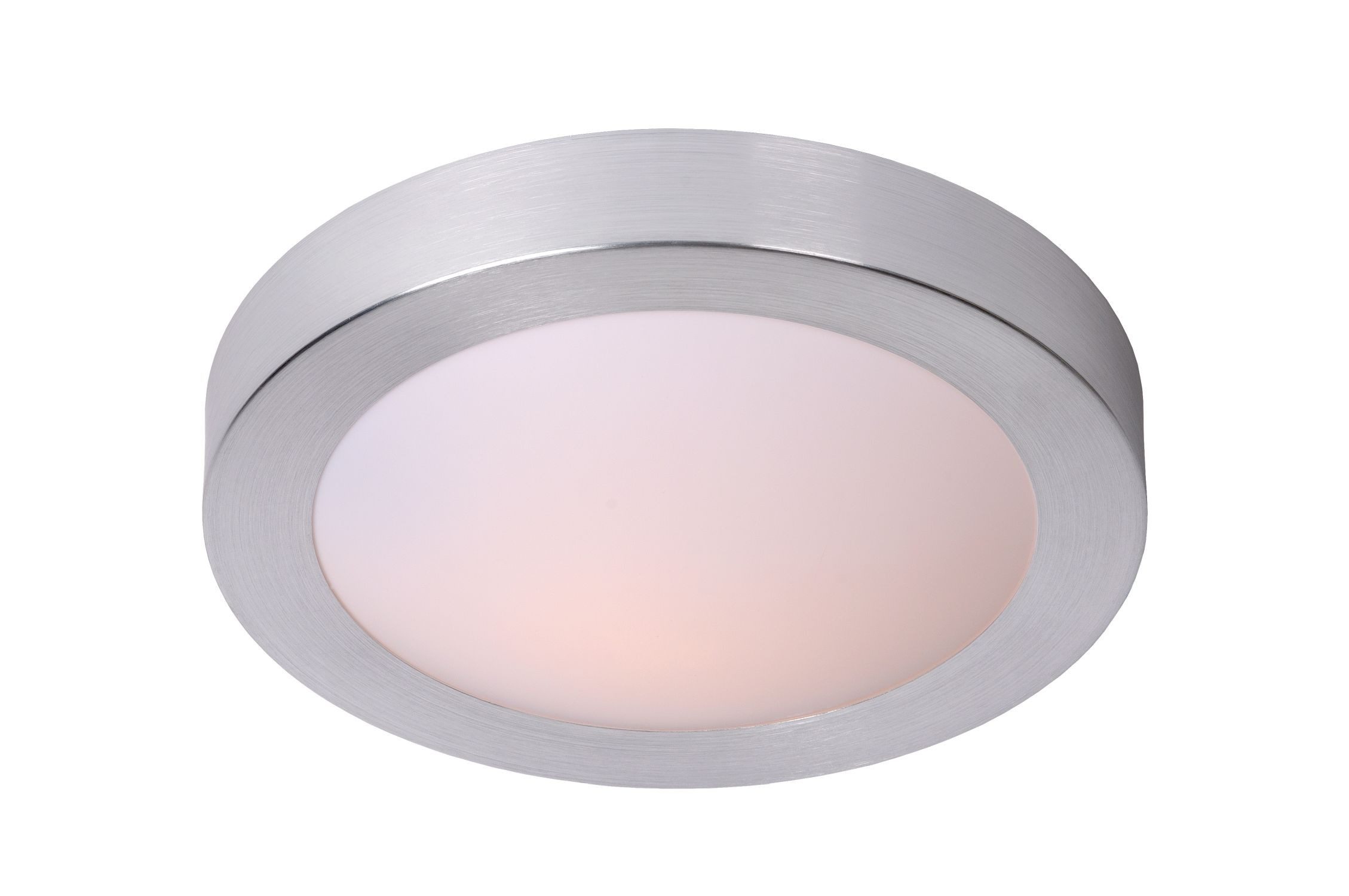 Licht-Erlebnisse Deckenleuchte ZERO, ohne Leuchtmittel, E27 IP44 Ø 27 cm Chrom rund Modern